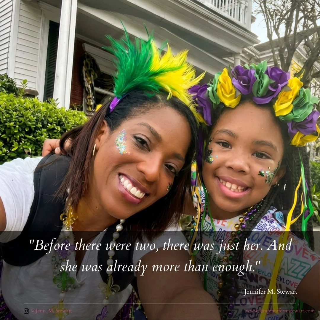 Before there were two&mdash; there was just mommy and Lexington. She required my first of many resets and in the process taught me more she will ever know. #iamjennifermstewart #resettorecalibrate #motherhood #womanhood