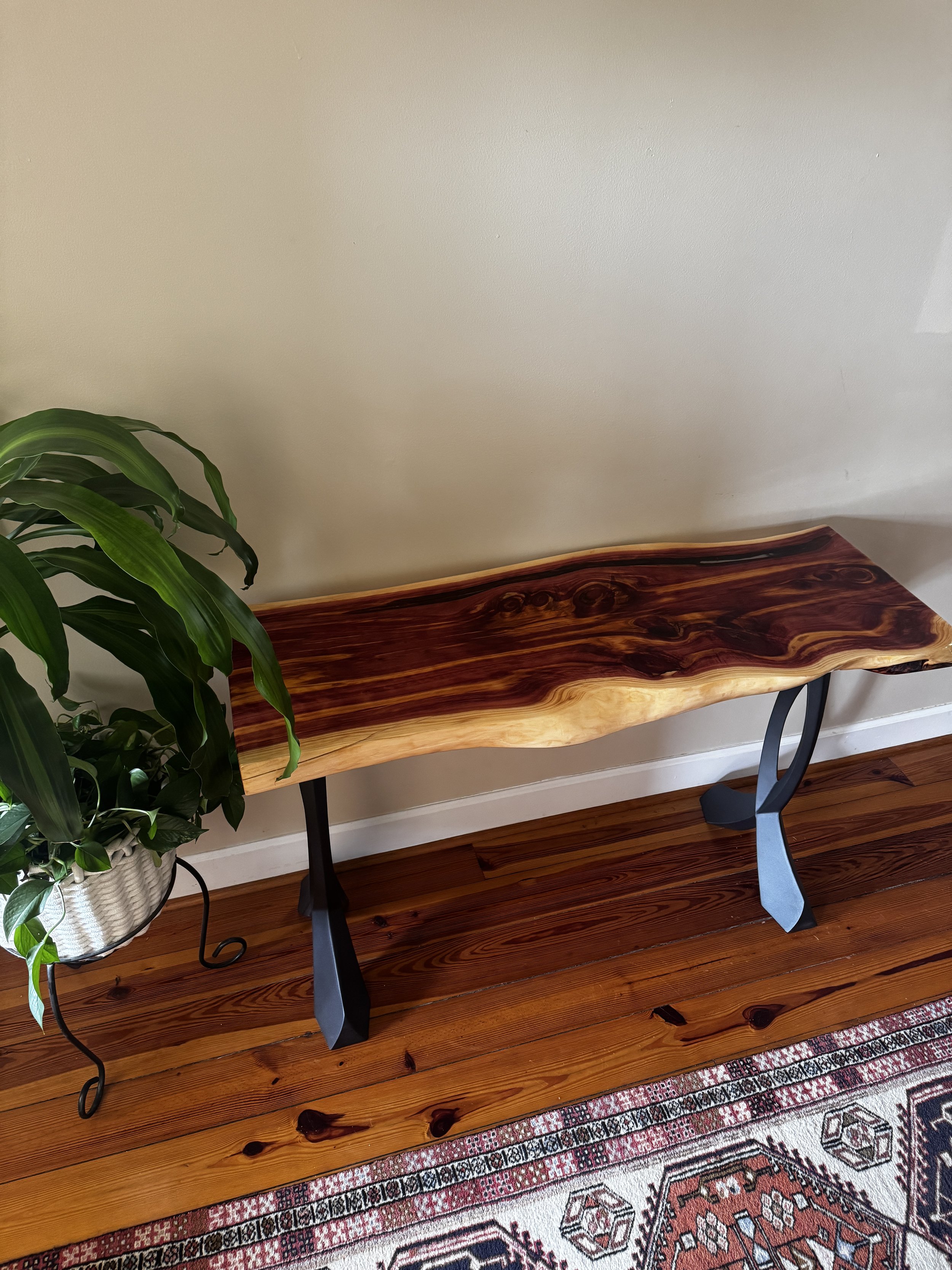 Red Cedar with epoxy
