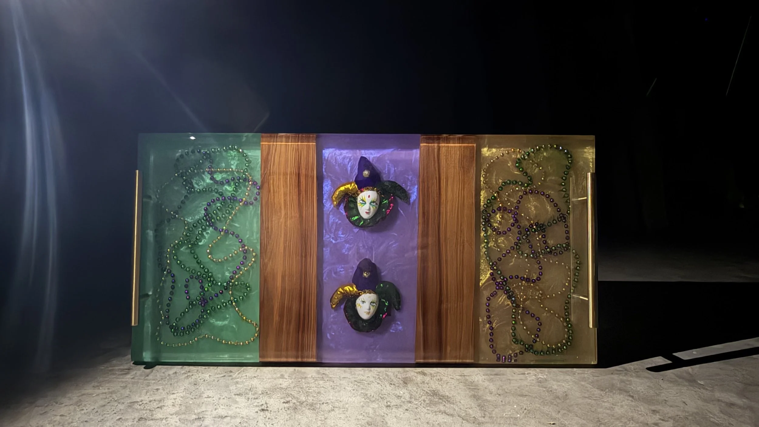 Custom Mardi Grass charcuterie board.jpeg
