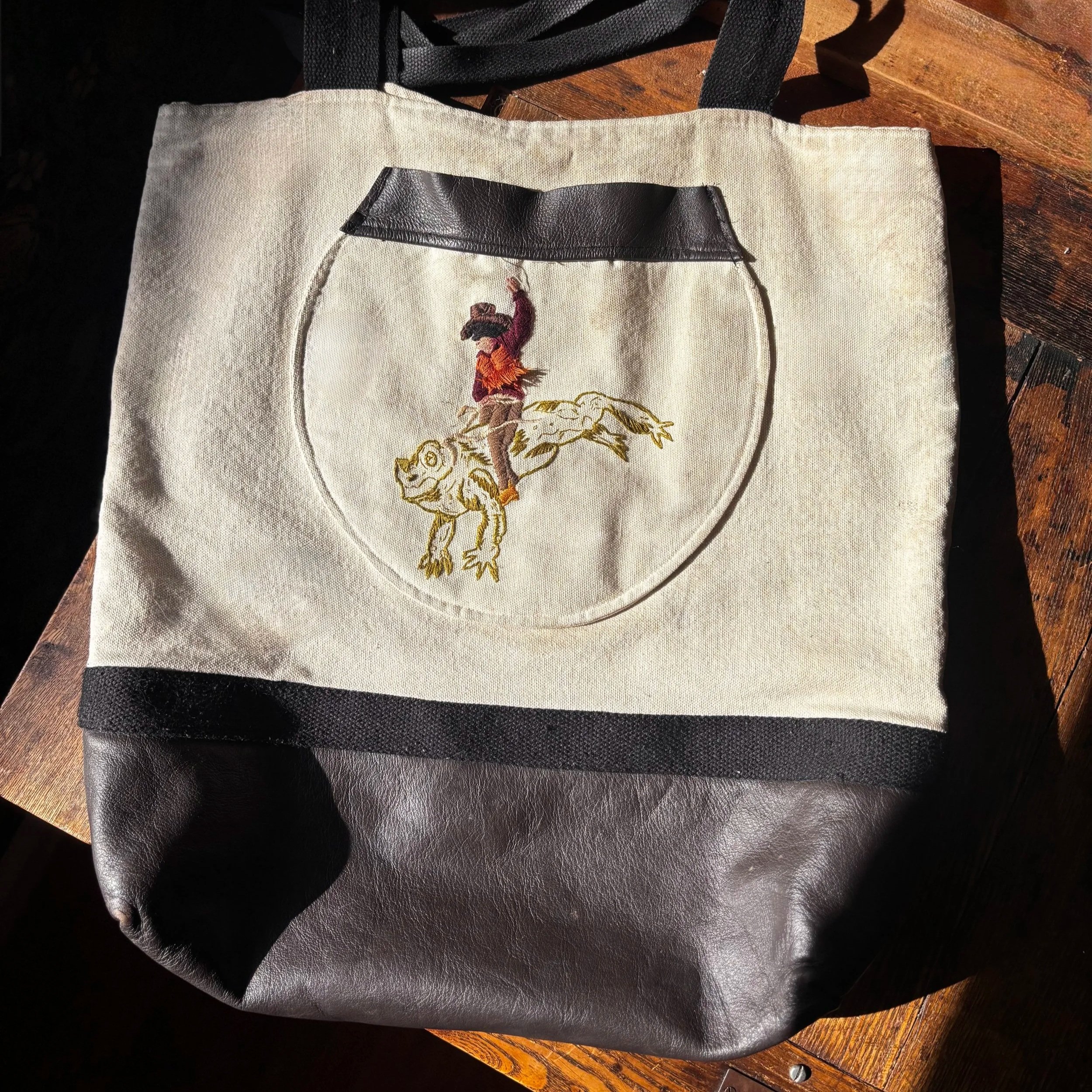 The Cowboy Frog Tote