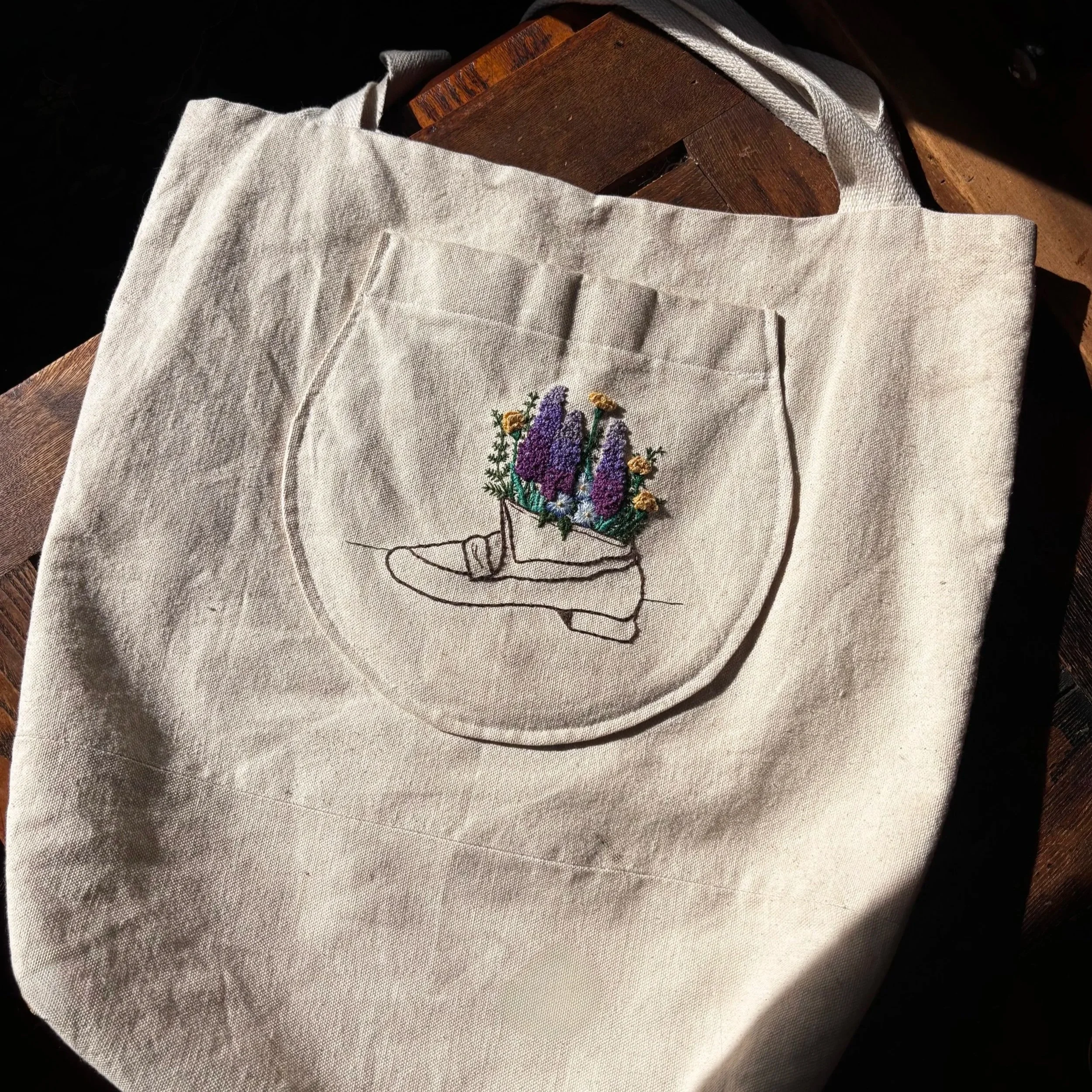 The Floral Shoe Tote