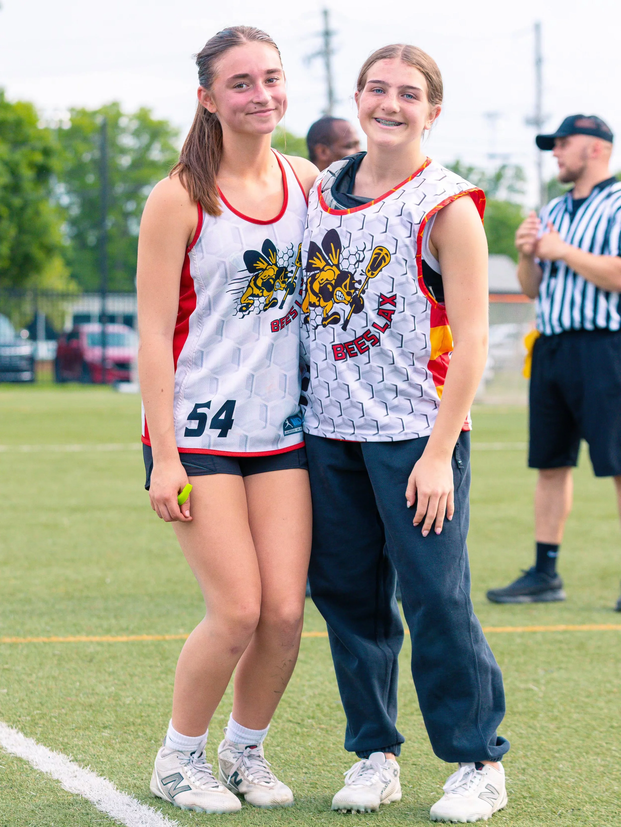 (Post 2/2) 7-8 Youth Lax had their "Senior Night," honoring the 8th graders as they move on to high school and continue their lax journey on the field in the upcoming school year. The Lady Bees played extremely well, scoring mutiple goals i