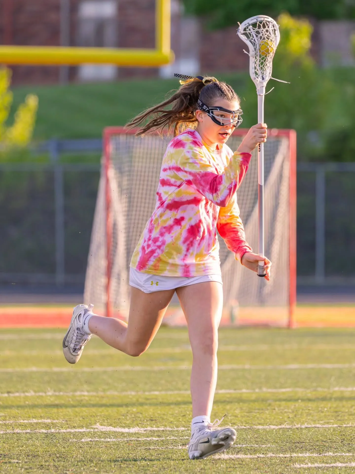 (Post 1/2) Lady Bees Lax took home a W against Kenston the other night, sporting some pretty pink tie-dye shirts in support of Youth night earlier in the day. (Youth night post to come soon :-)