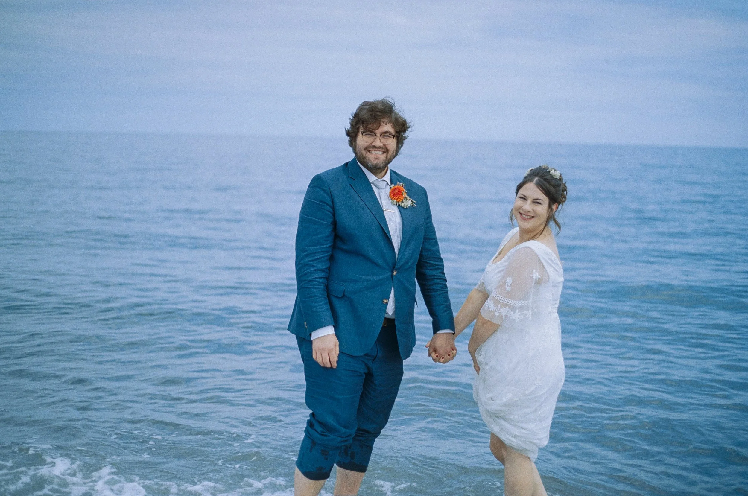 35mm Film Wedding Photography: An Intimate Wedding in Bray, Ireland.