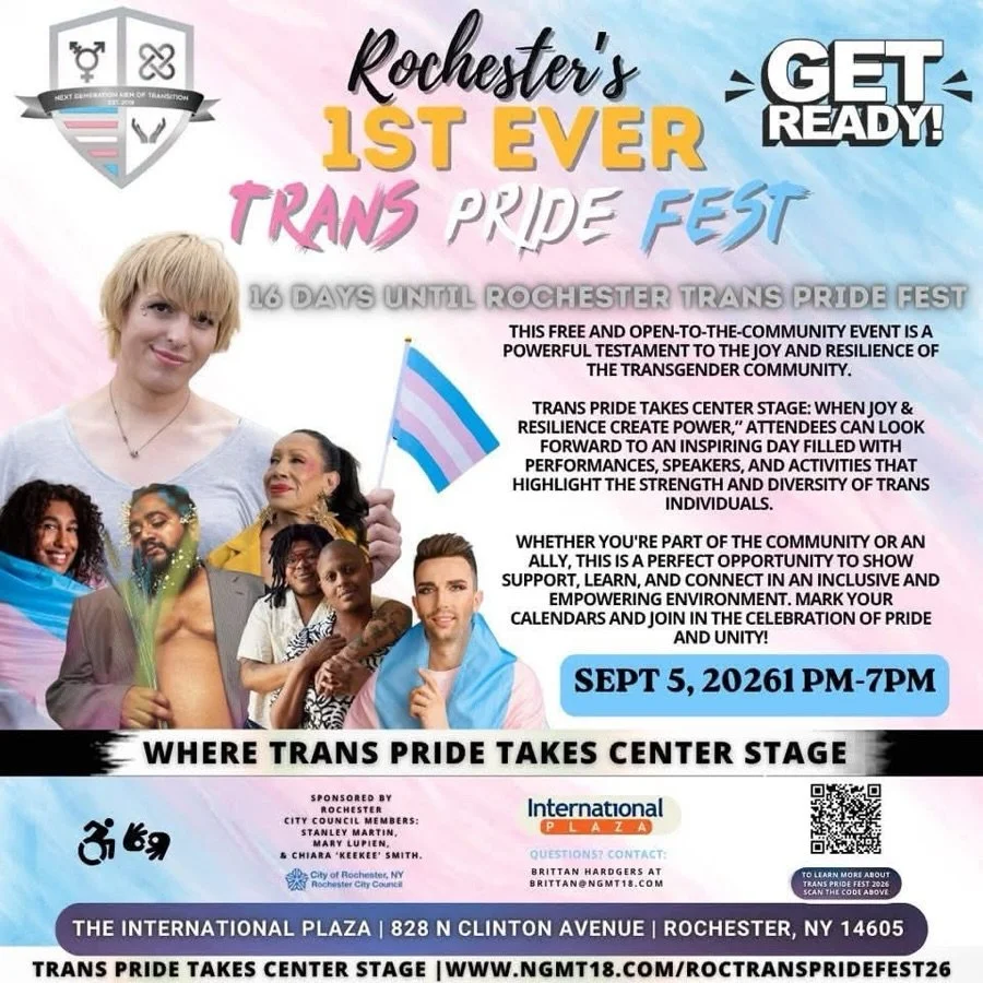 POLISH Media is proud to be the official media sponsor of the first-ever Rochester Trans Pride.

@nextgenmenoftransition, along with @mpjinstitute and @wavewomeninc, build rooms that didn&rsquo;t exist before. We&rsquo;re honored to be in this one.


