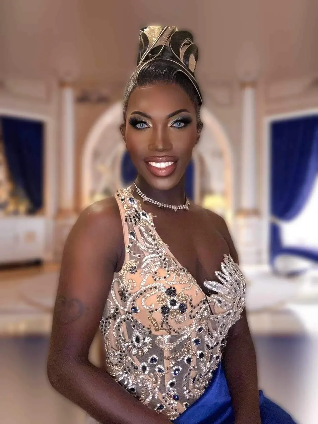 The U.S. military kicked her out. Miss International Queen USA gets her now.