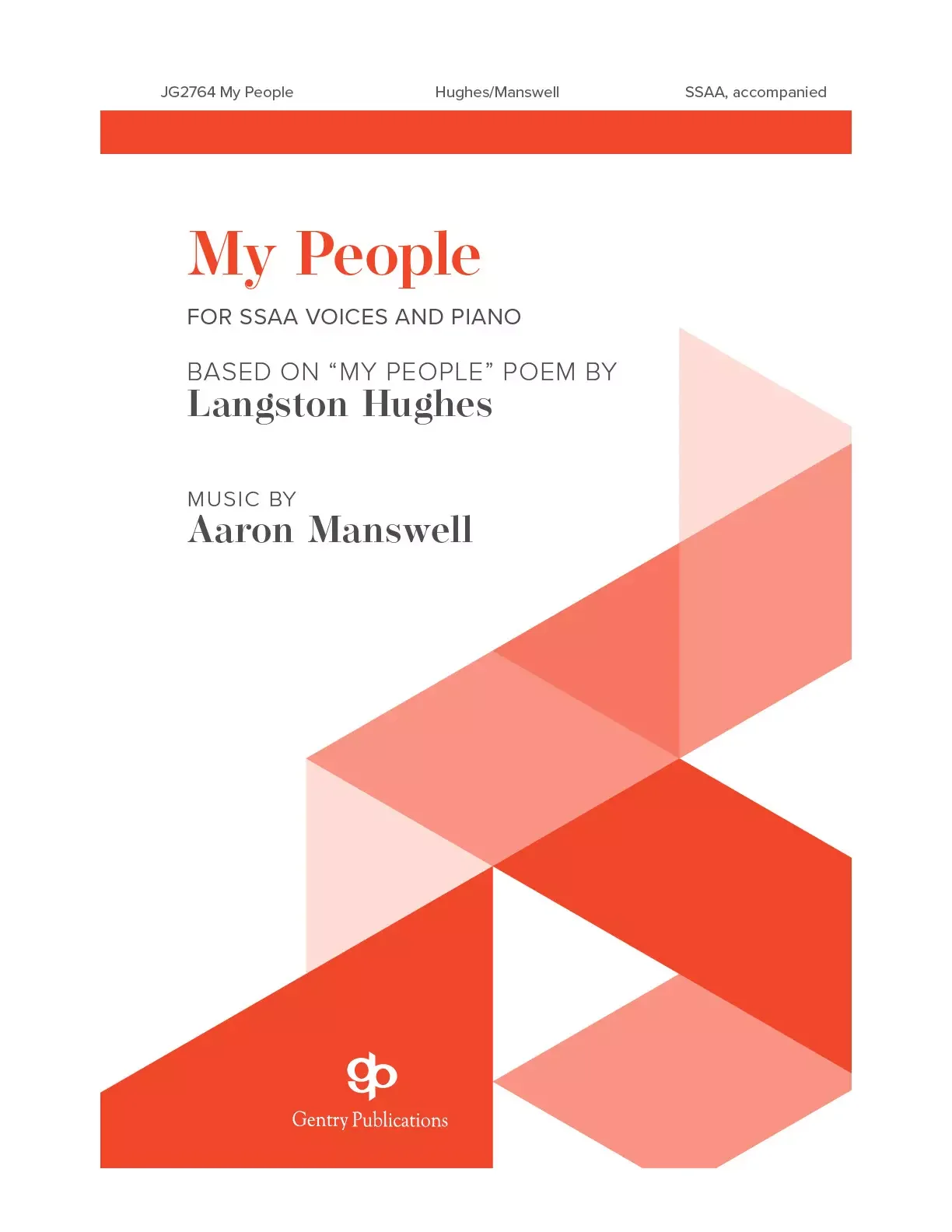My People (SSAA, Piano)