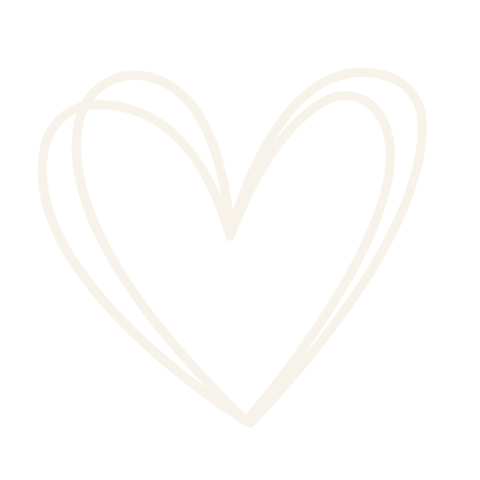 Cœur stylisé dessiné avec des lignes blanches sur un fond noir.