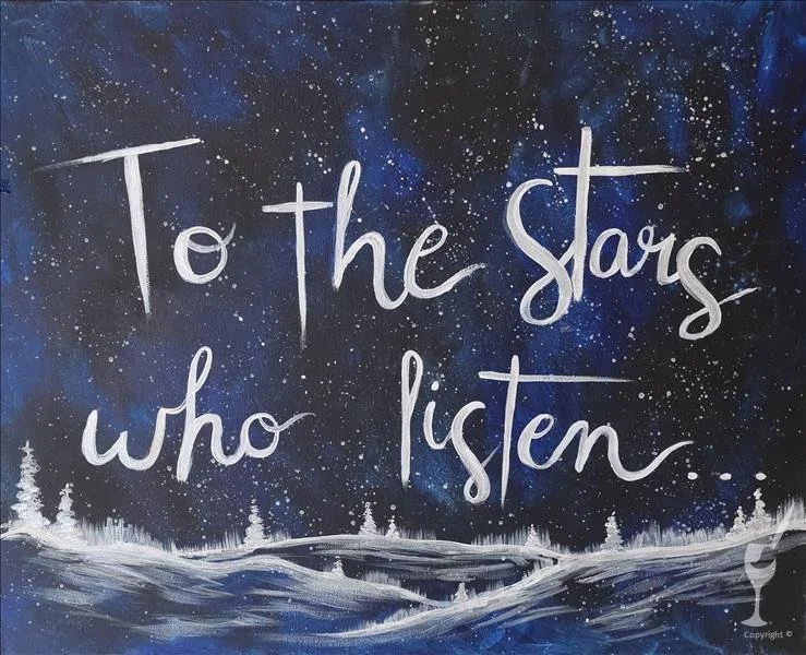 Paint &amp; Sip Pop-Up Event @ Commonplace: ACOTAR Theme