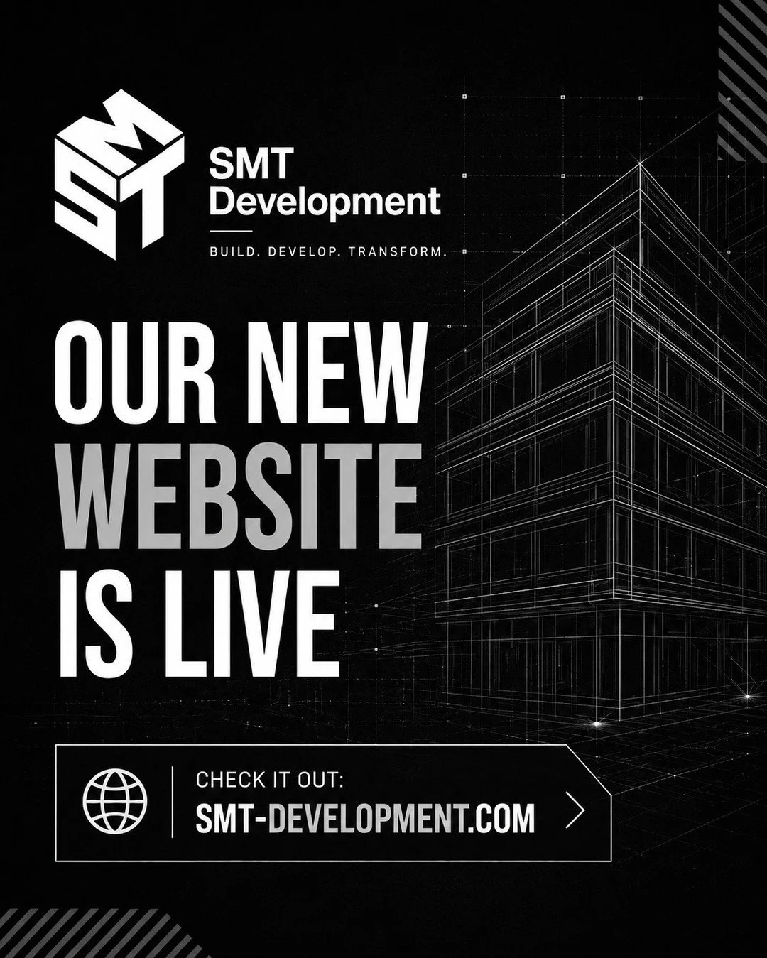 Our new website is LIVE!

We&rsquo;re excited to have a fresh space to share more about SMT Development, the projects we&rsquo;re bringing to life, and the work ahead as we continue building across Boston.

Check it out at smt-development.com

#SMTDe