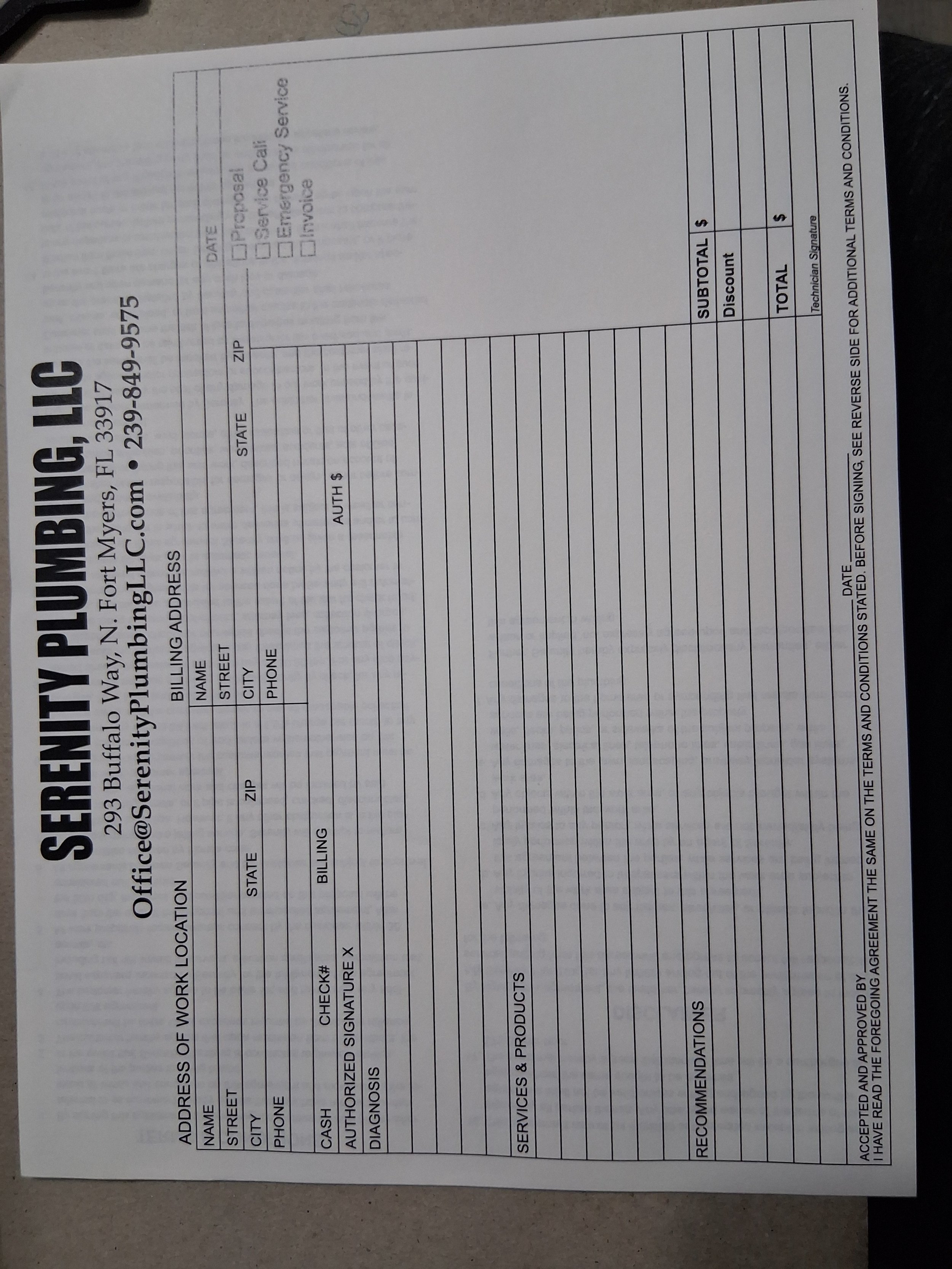 Deposit for Large Jobs