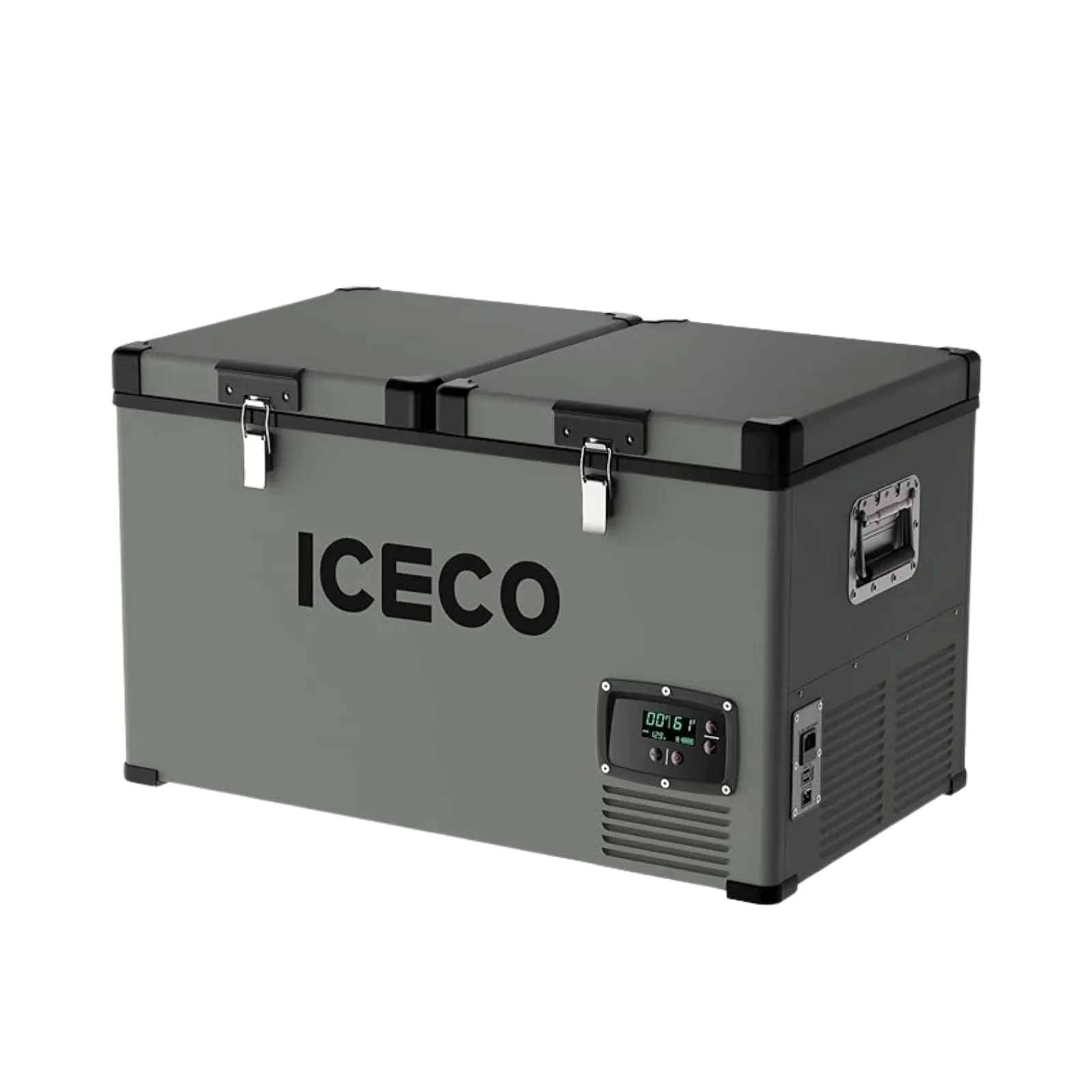 VL60 Dual Zone Metal Freezer with Cover | ICECO | 60LT- OLIVE ONLY
