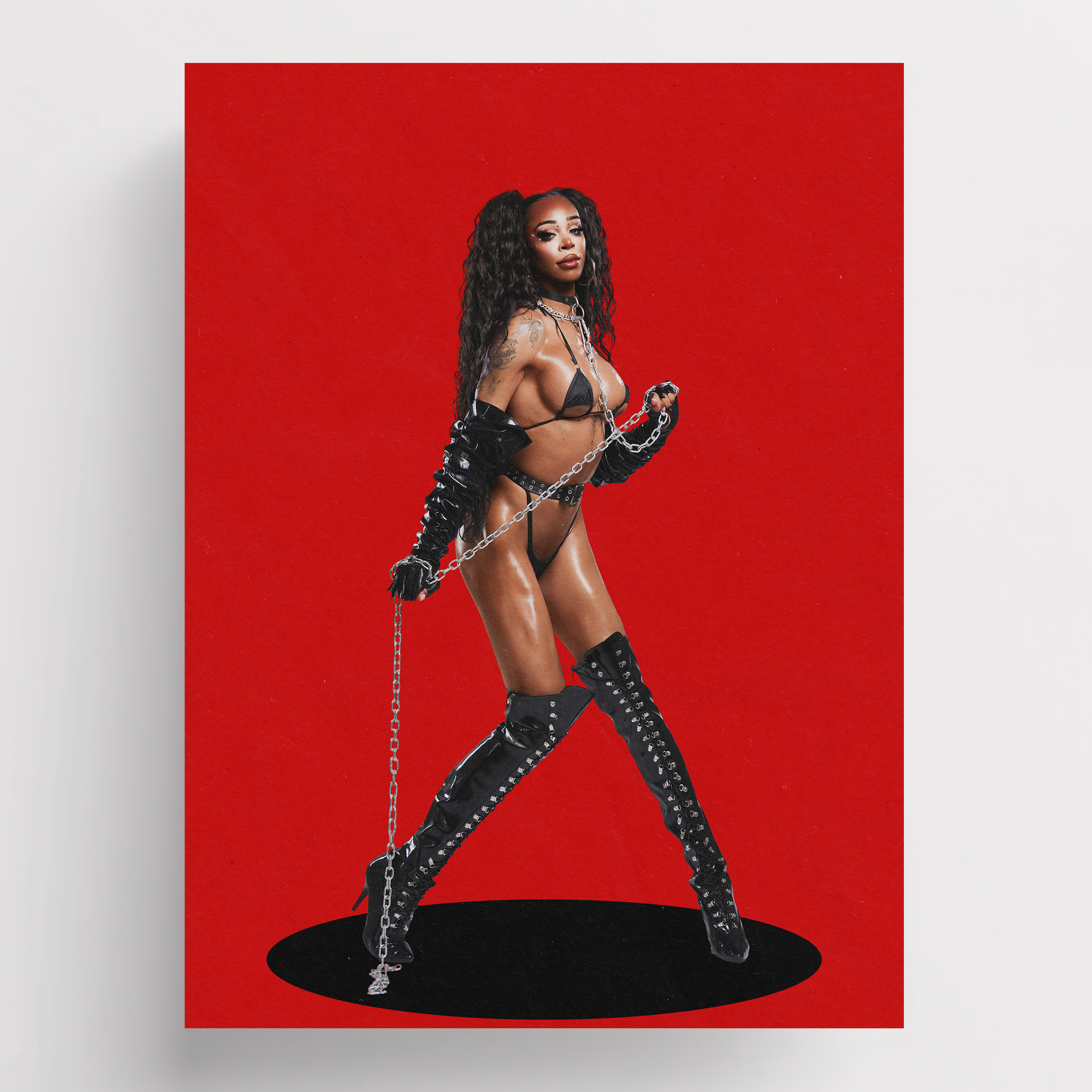 Red print
