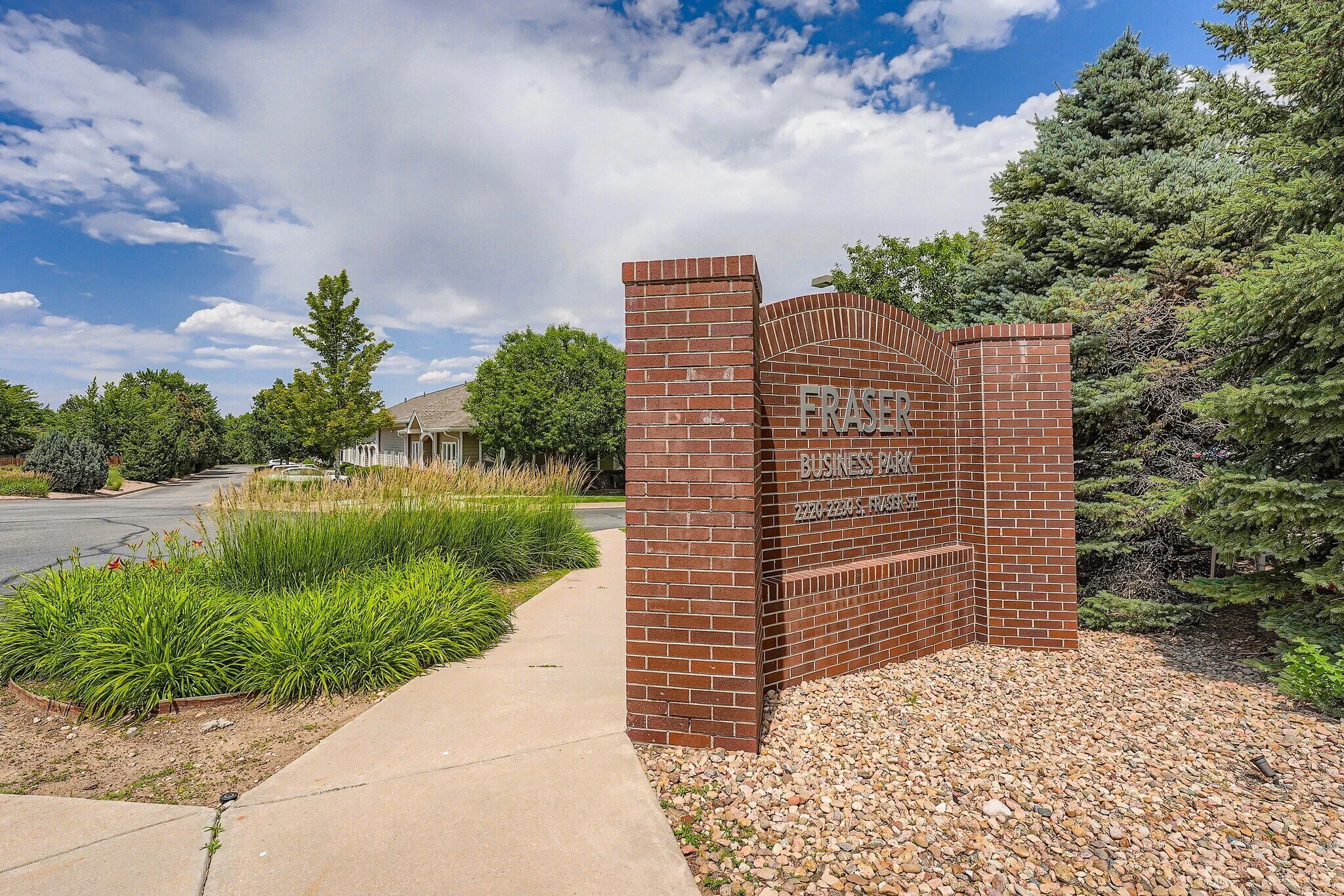 Entrance to "Fraser Business Park" , in Aurora near Denver Colarado