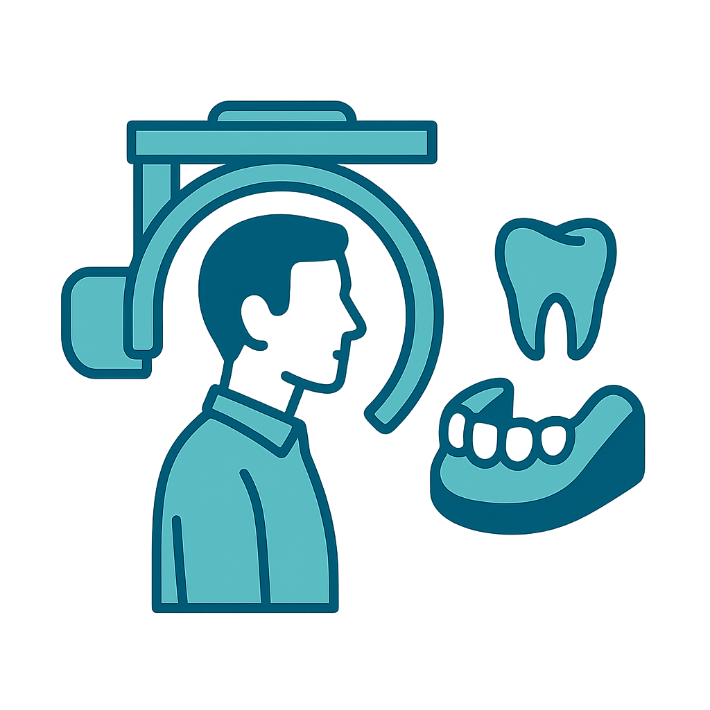Cone Beam Three-D 3D Scans for Teeth