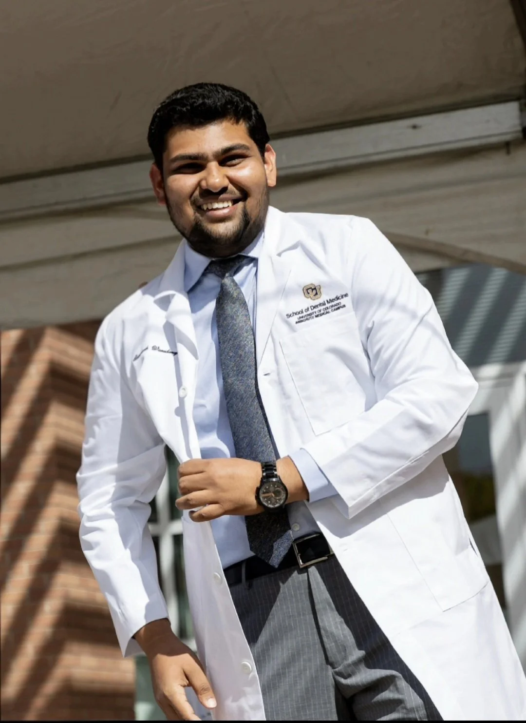 Dr. Varadarajan, a dentist who graduated from University of Colorado School of Dental Medicine
