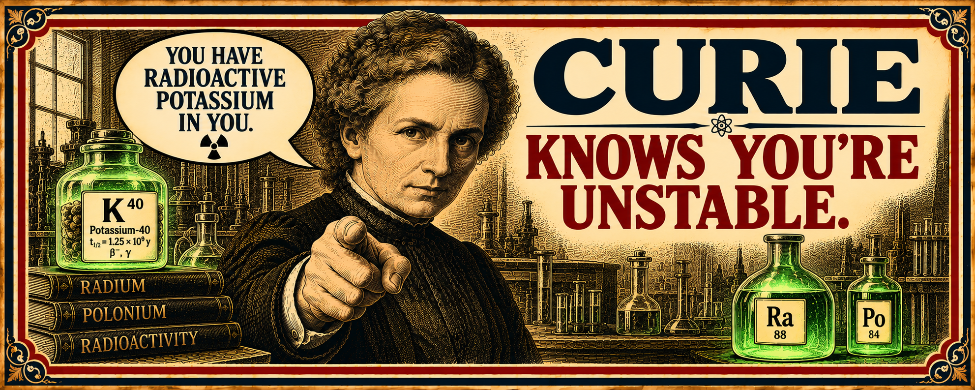 Marie Curie knowns you are unstable Coffee/Tea Mug