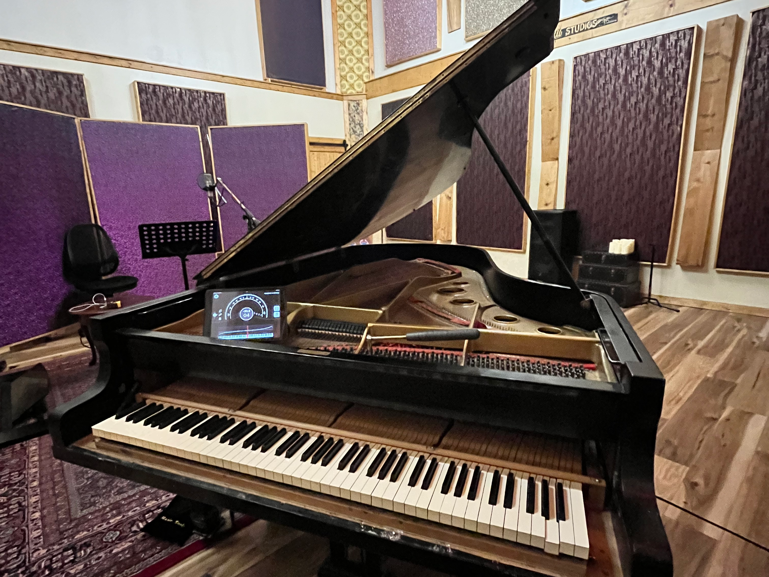 Yamaha grand at Sugar Hill Recording Studios