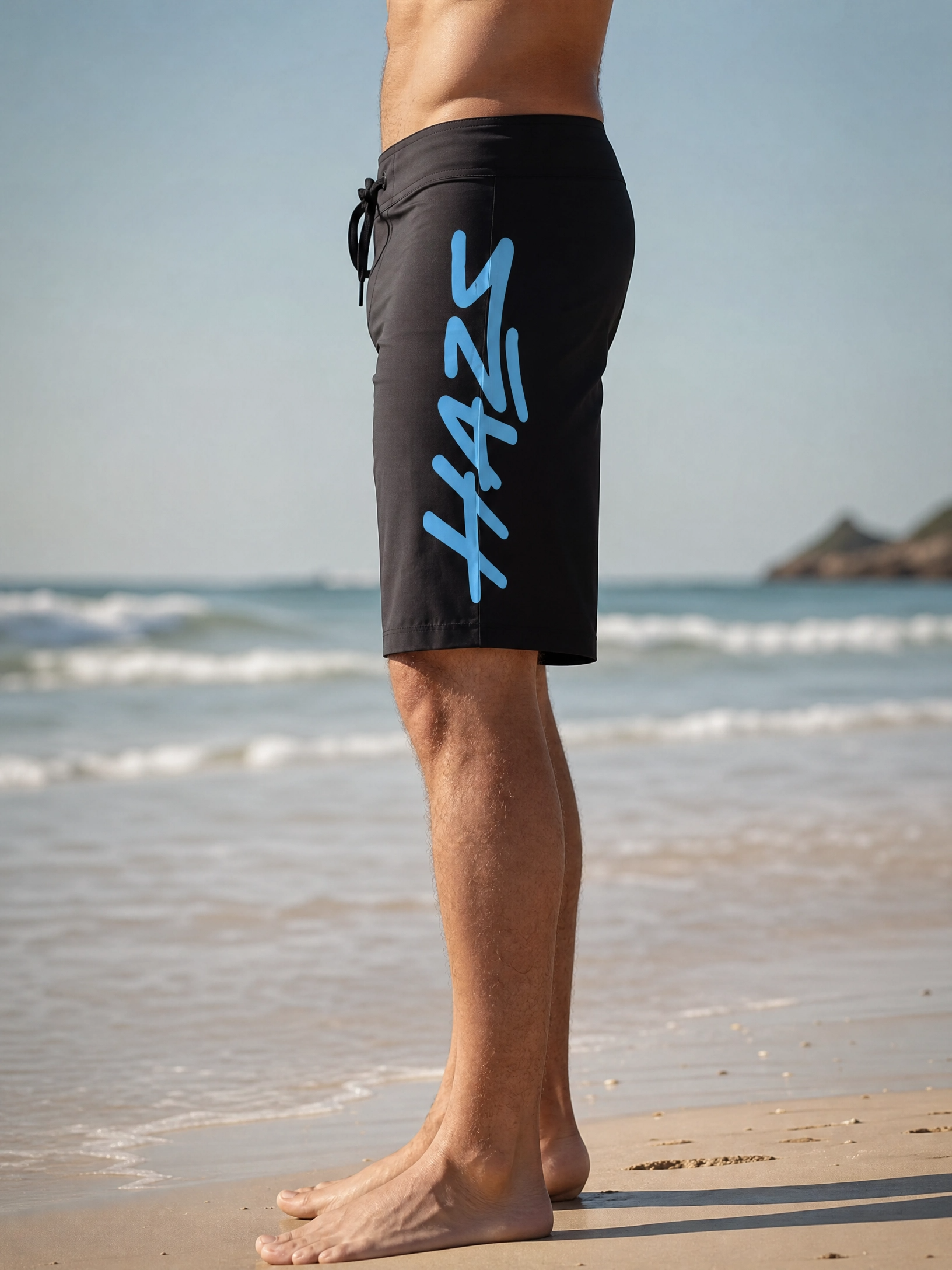Graffiti Blue Hazy Boardshorts