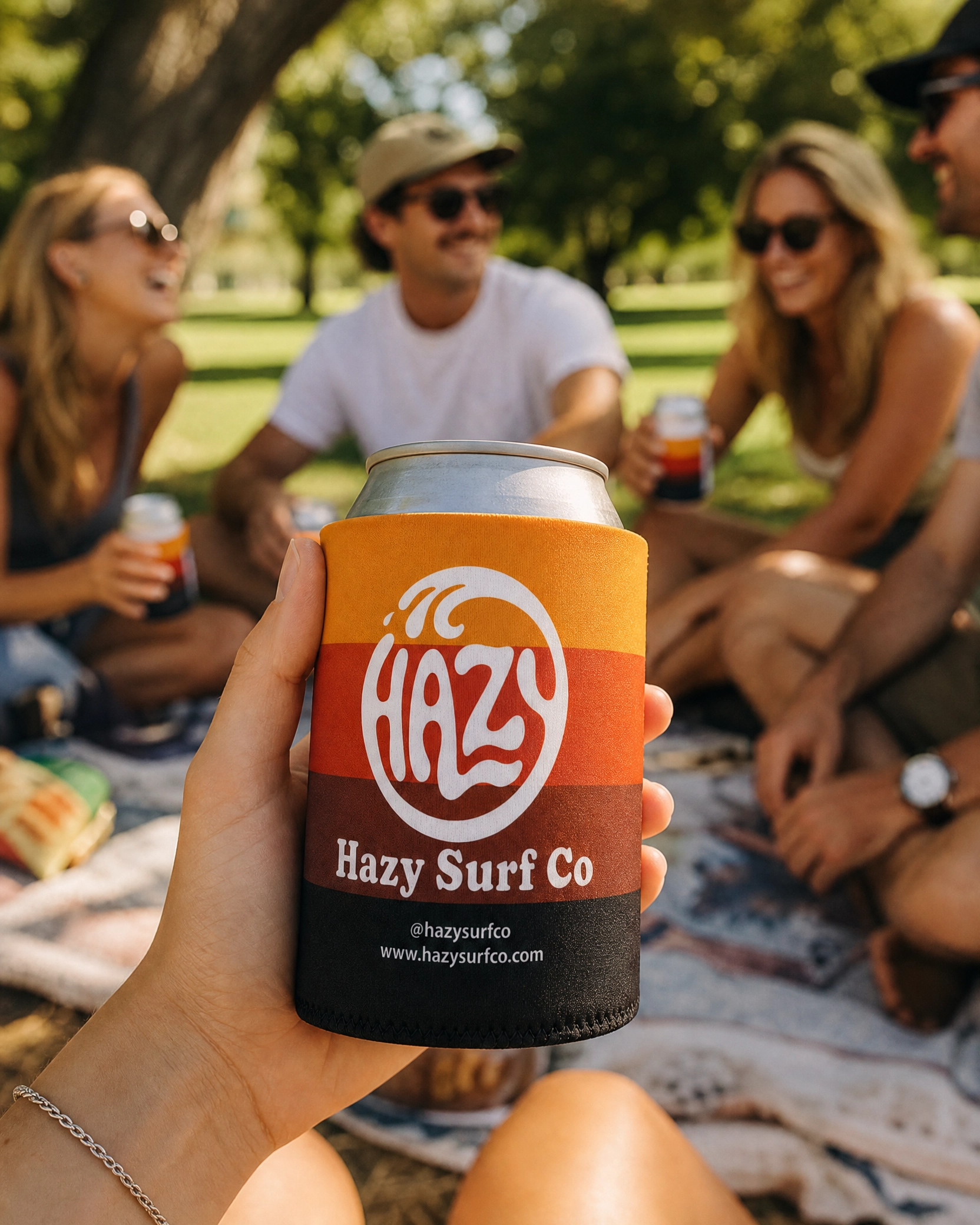Sunset session stubby holder