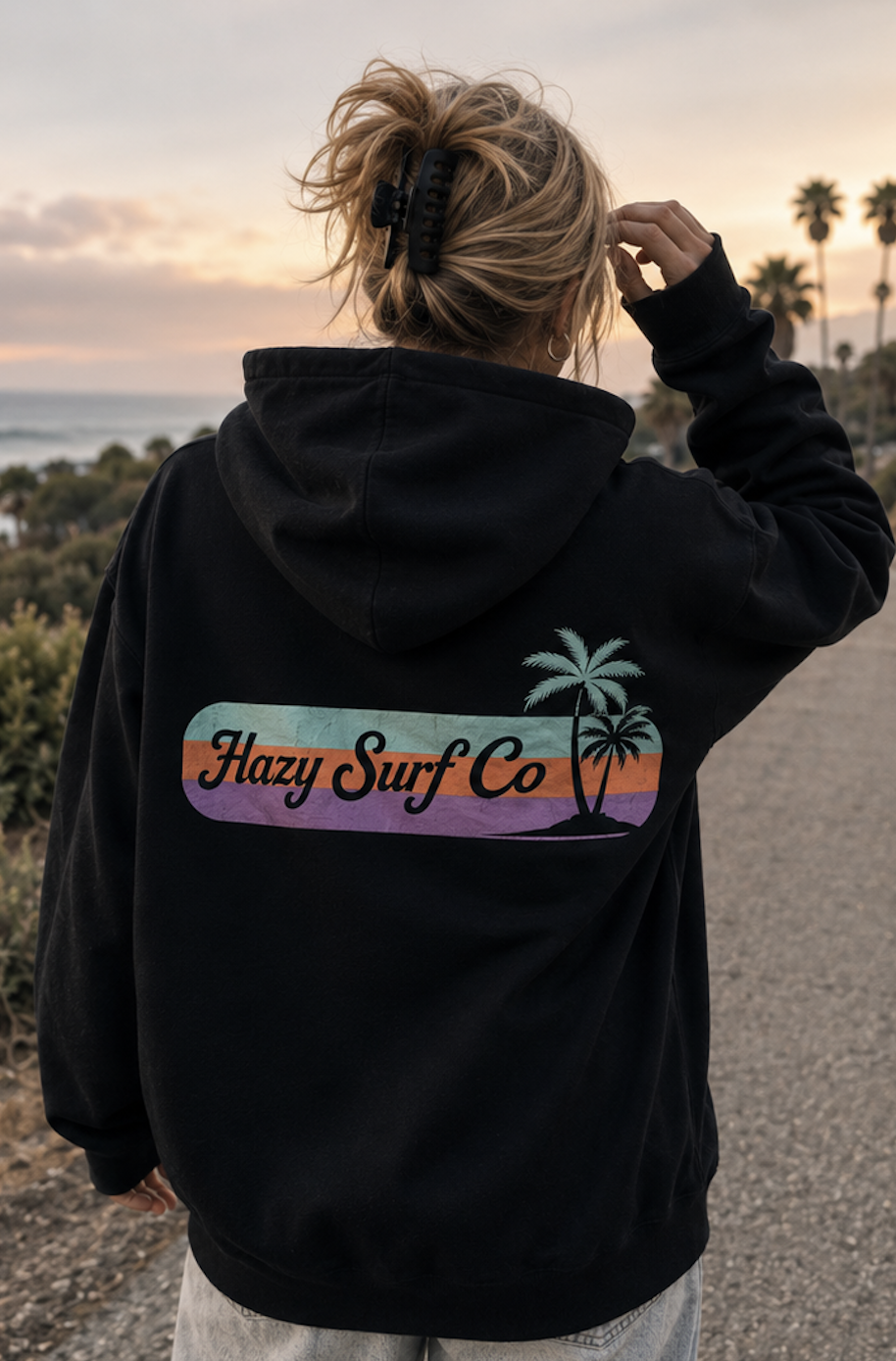 Retro Palm Heavyweight Hoodie