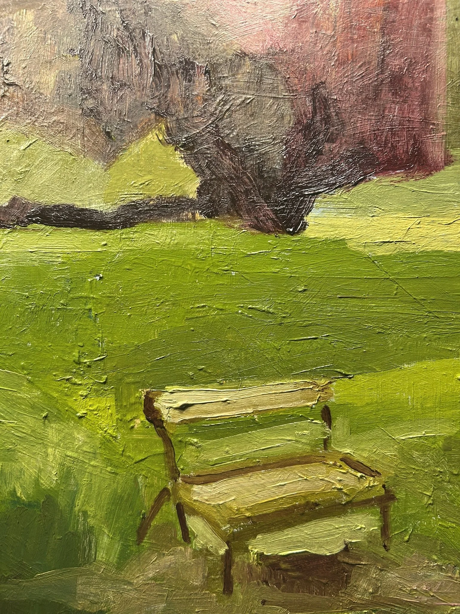 Bench at Westmoreland Circle, Washington, DC, 2026 (Detail 2).JPEG