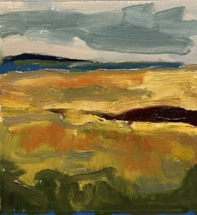 Cliffs of Moher - Co. Clare, Ireland 2, 2026 (5.5" x 5.25"; oil on painting paper; unframed)