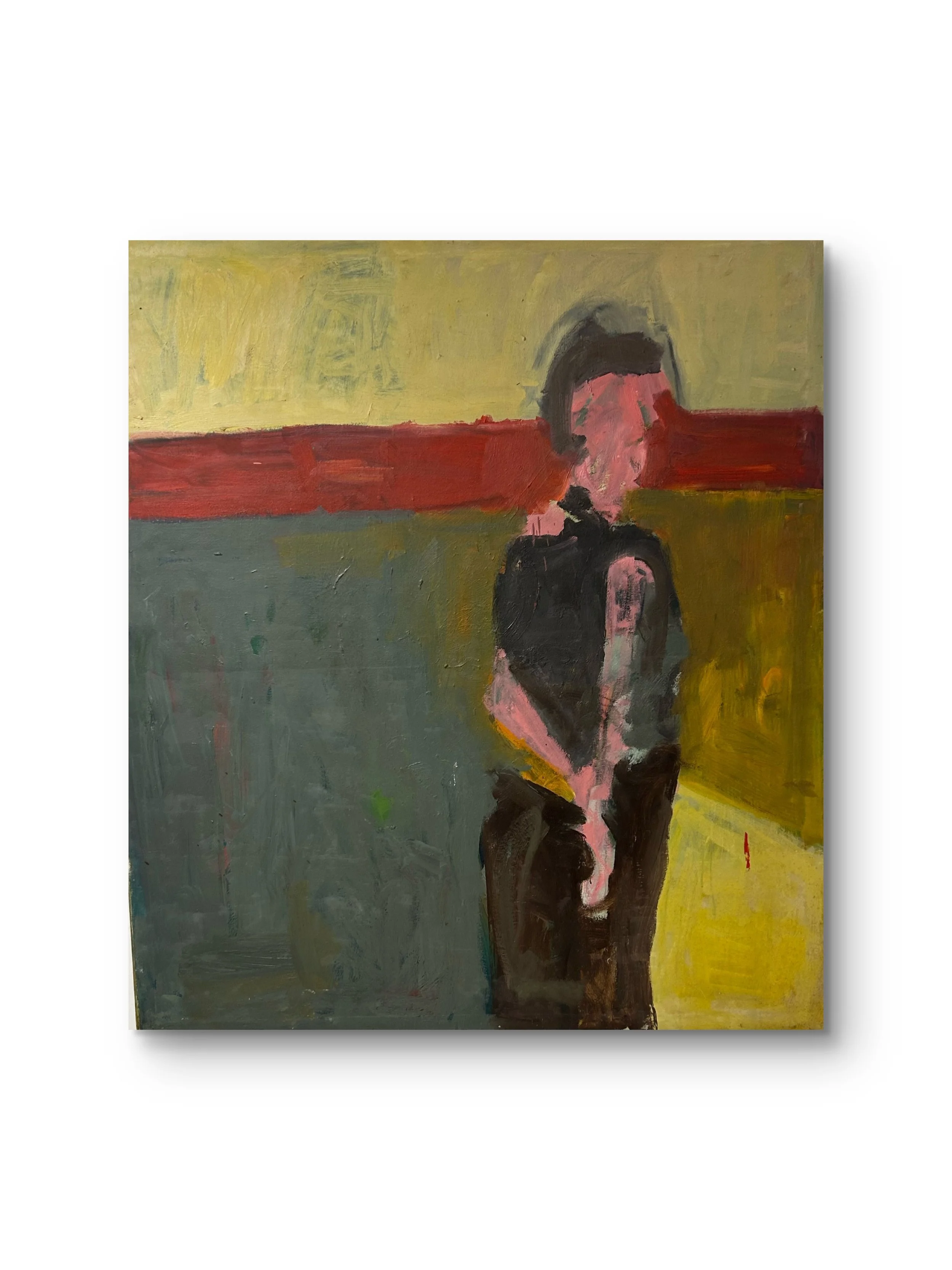 Female Figure, 1992 (oil on canvas) (Mock Wall Mount).jpg