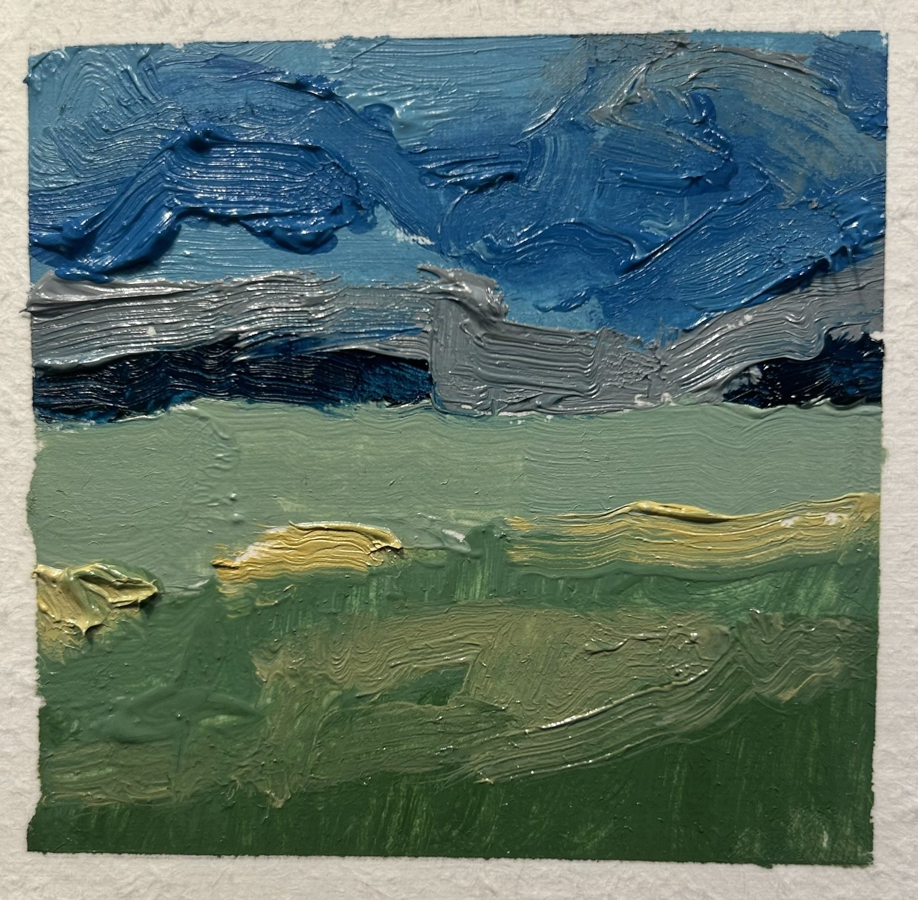Field, Waterville, NY 1, 2026 (oil on canvas paper).JPEG