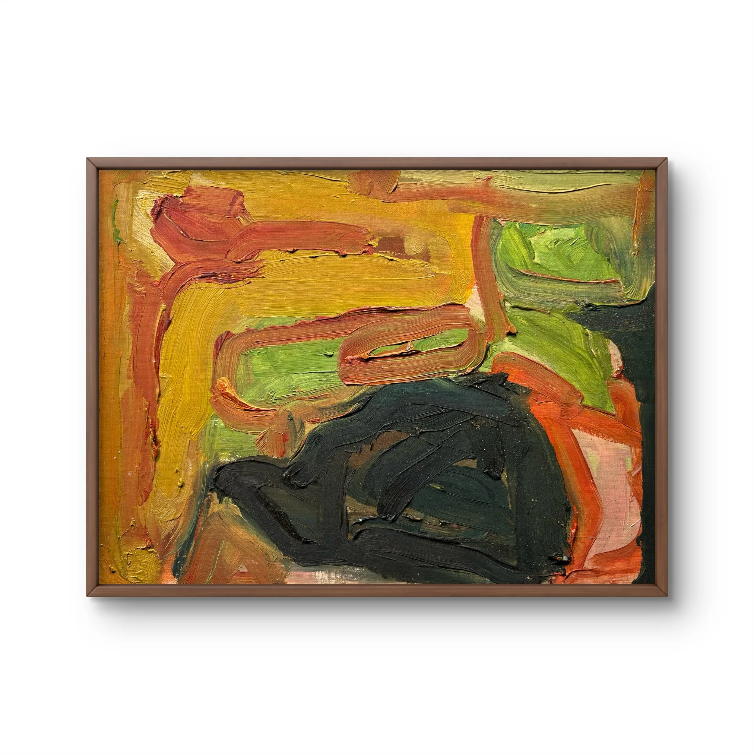 Abstraction 3, 2010 (12" x 16"; oil on painting paper; unframed)
