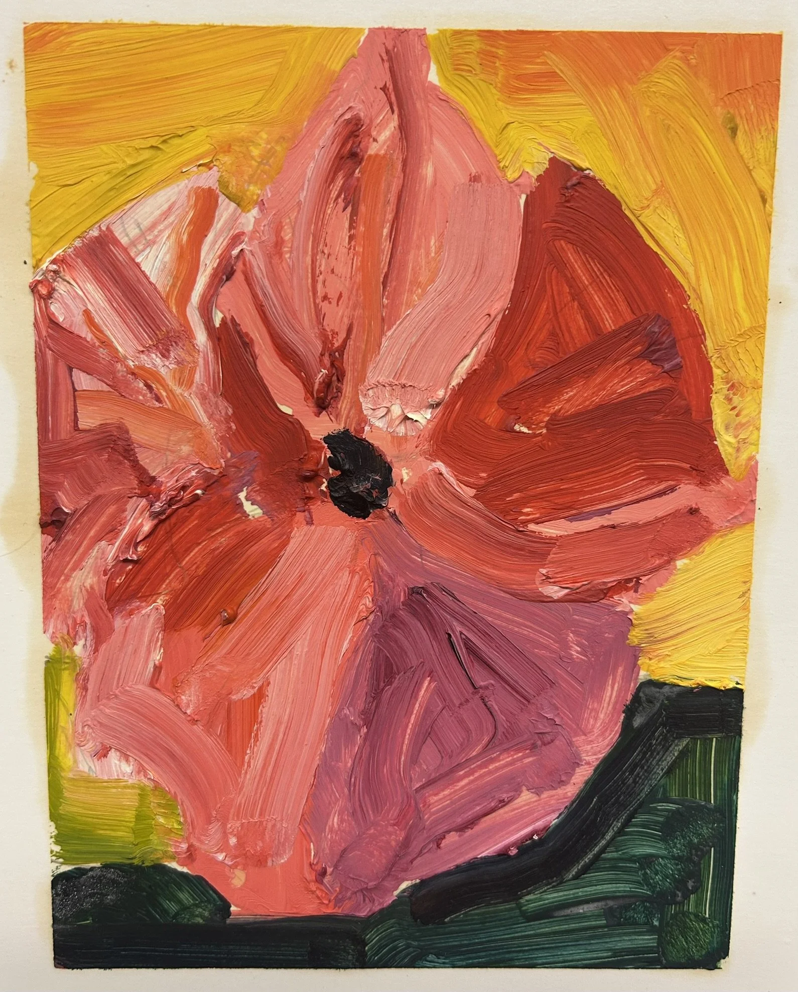 Flower 2, ca. 2010 (oil on paper).JPEG