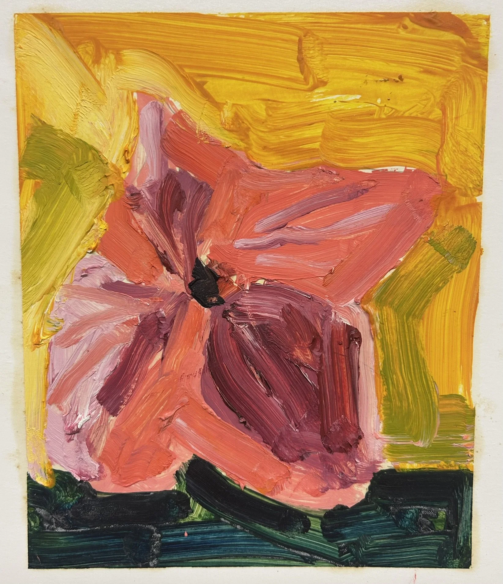 Flower 1, ca. 2010 (oil on paper).JPEG