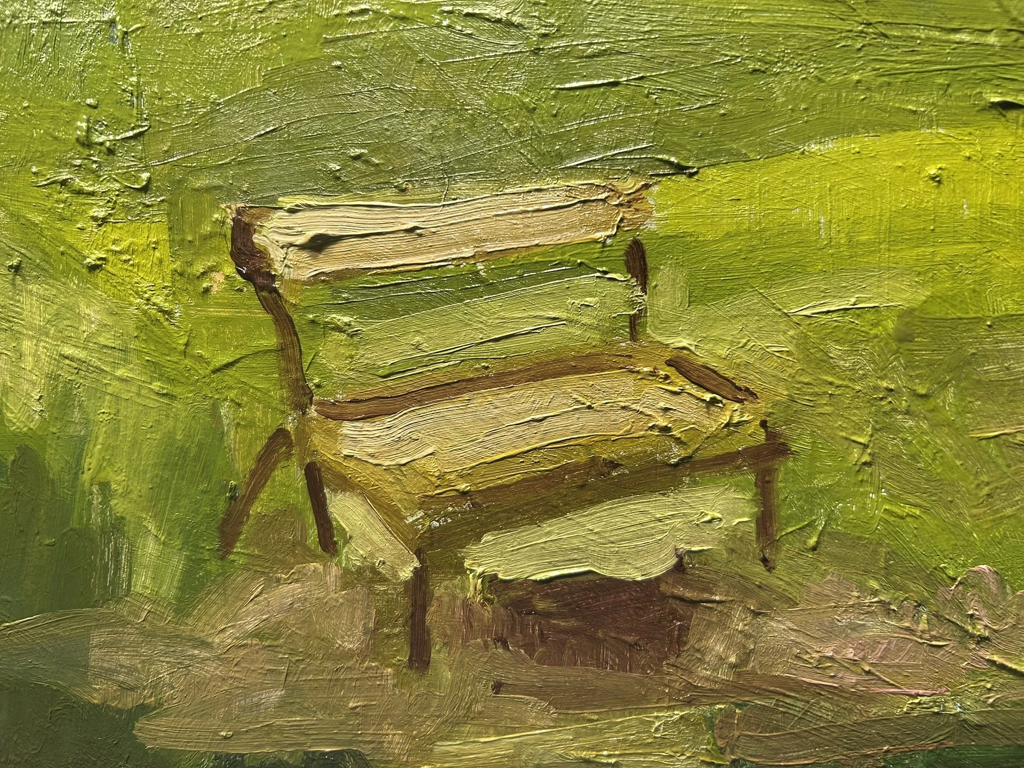 Bench at Westmoreland Circle, Washington, DC, 2026 (Detail 1).JPEG