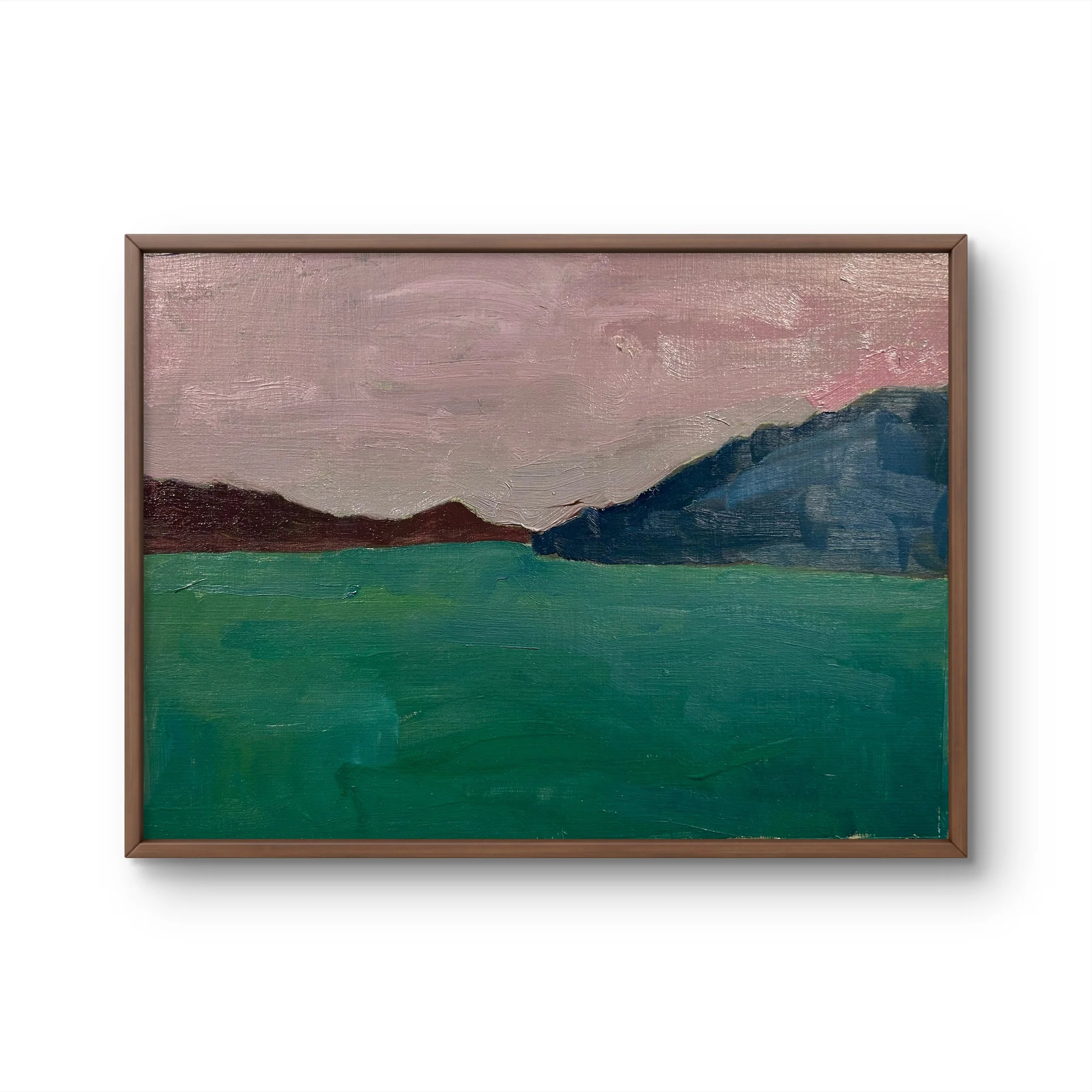Gastineau Channel - Juneau, Alaska, 2026 (9" x 12"; oil on painting paper; unframed)