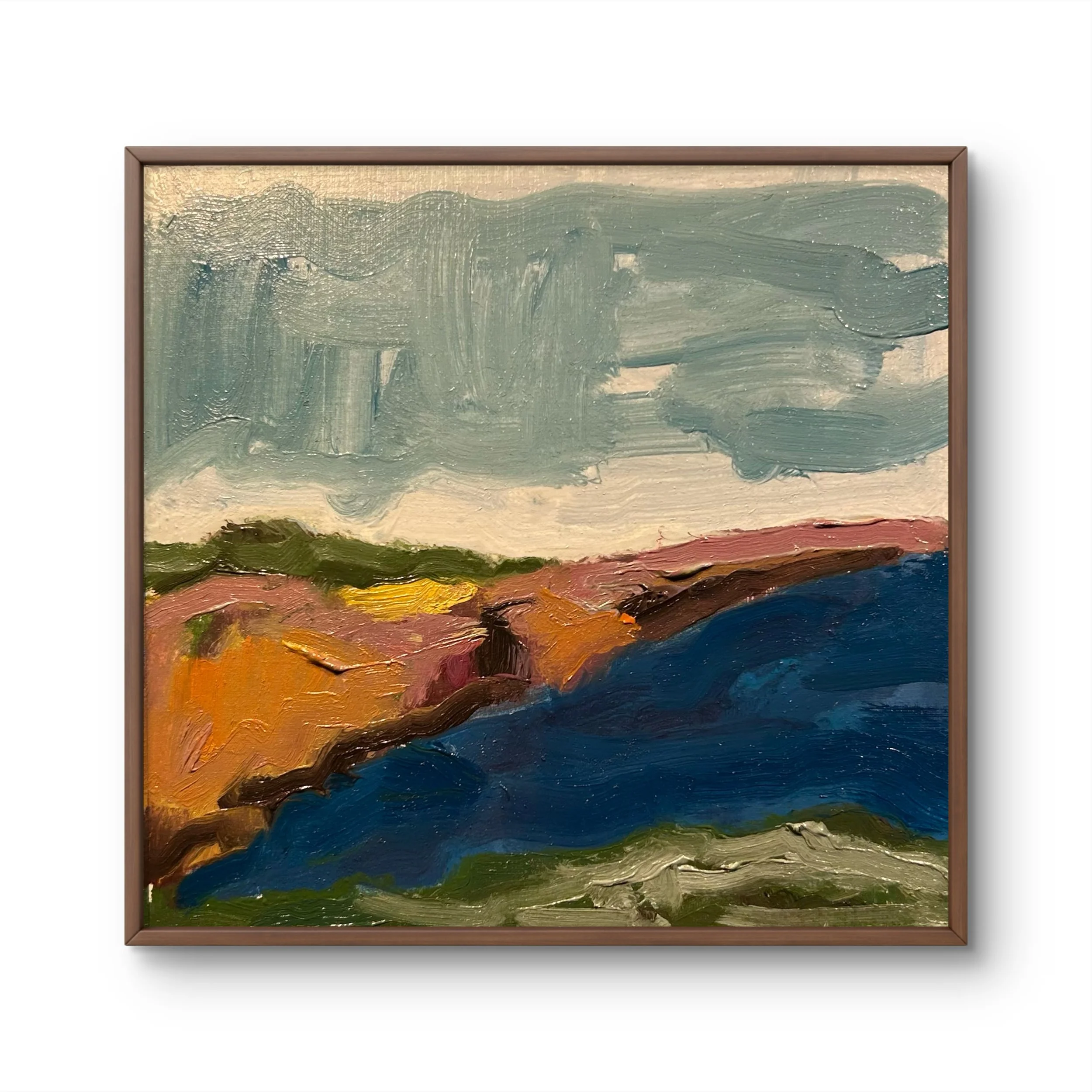 Cliffs of Moher - Co. Clare, Ireland, 2026 (5" x 5.25"; oil on painting paper; unframed)