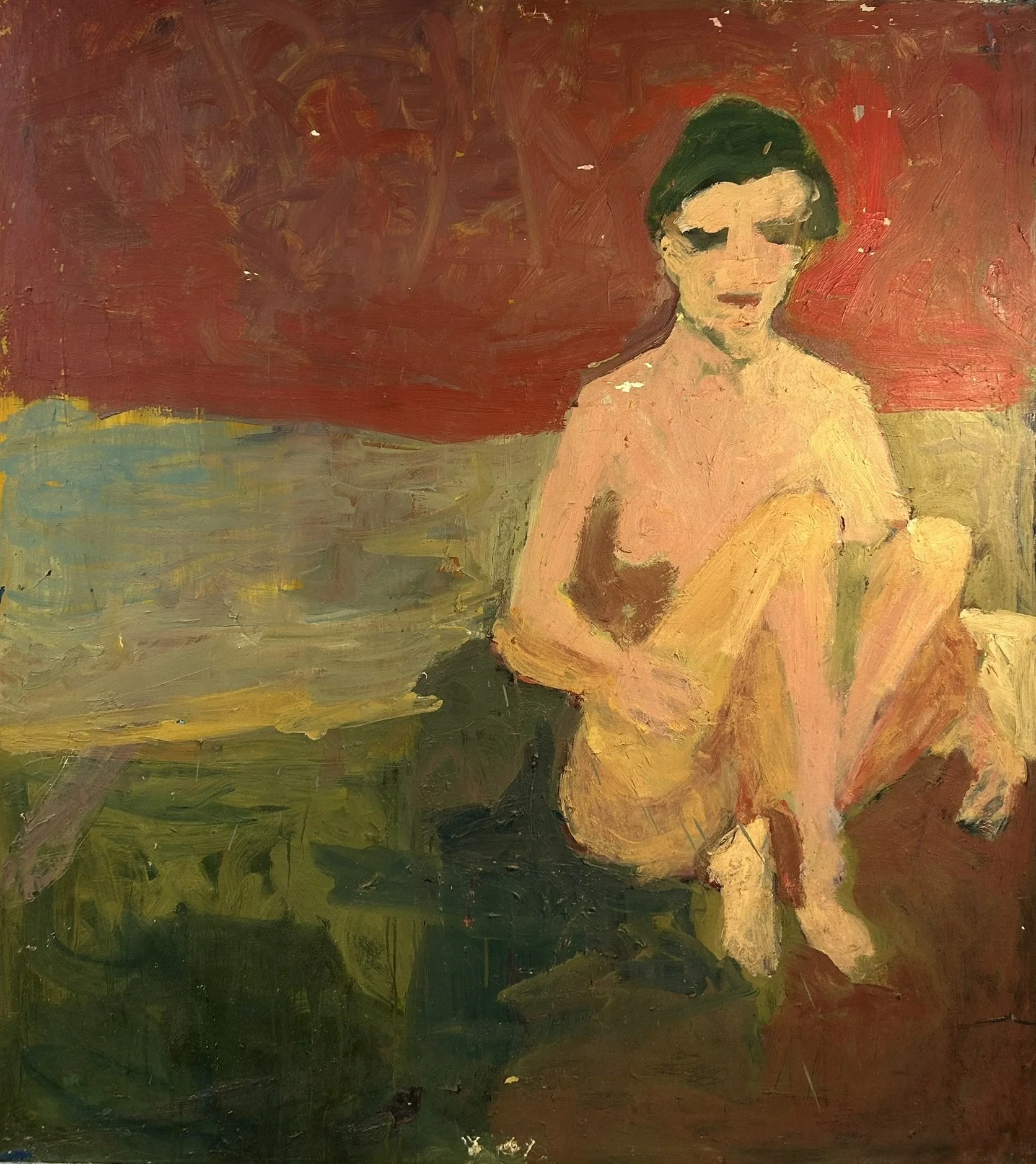 Beauty, 1991 (54" x 48"; oil on canvas; unframed)