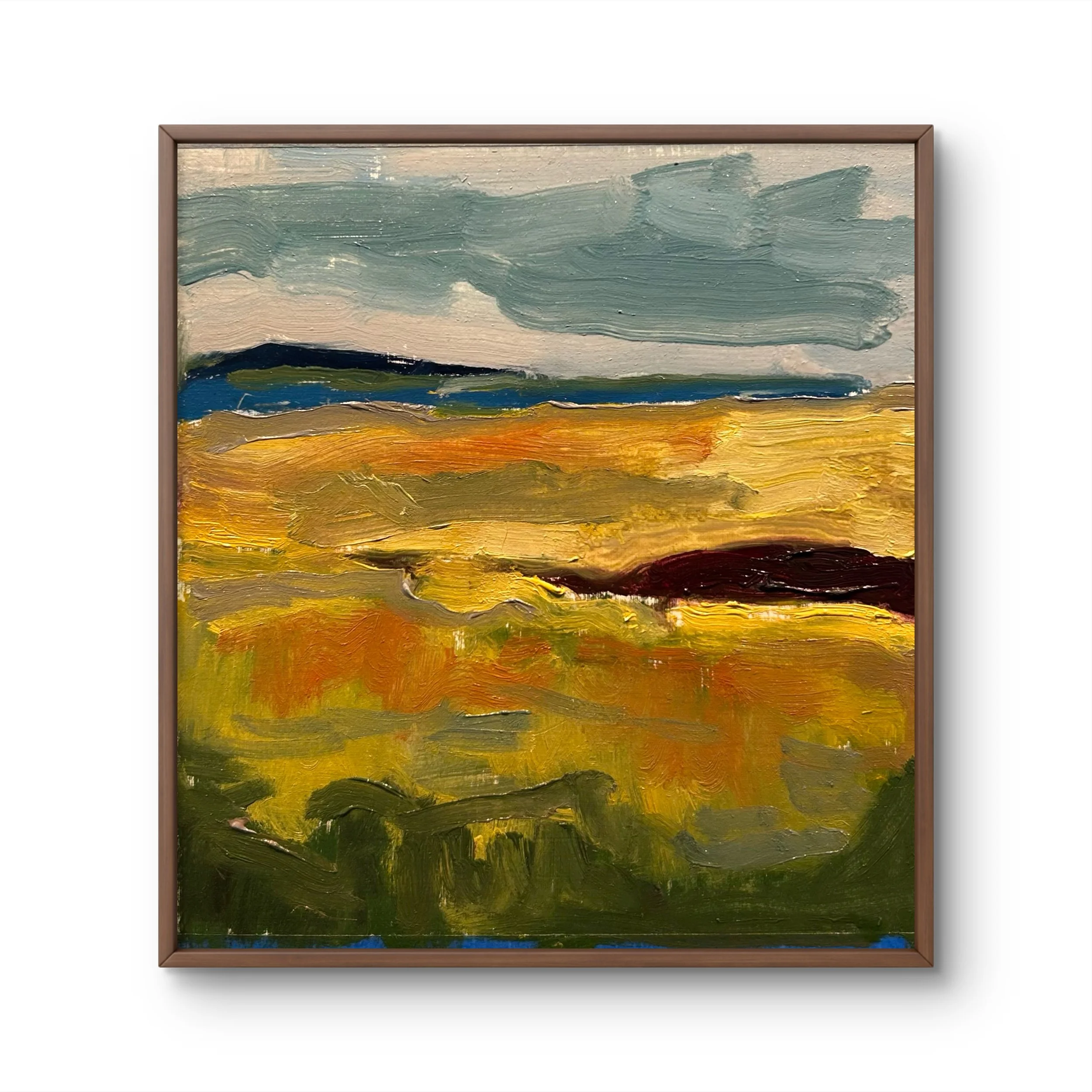 Cliffs of Moher - Co. Clare, Ireland 2, 2026 (5.5" x 5.25"; oil on painting paper; unframed)