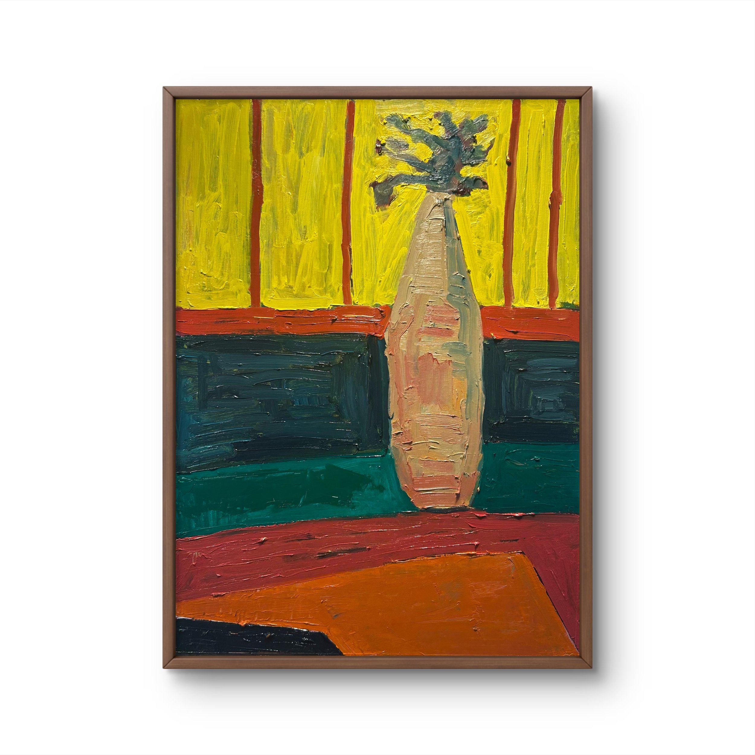 Still Life - Vase of Flowers, 2026 (16" x 12"; oil on painting paper; unframed)