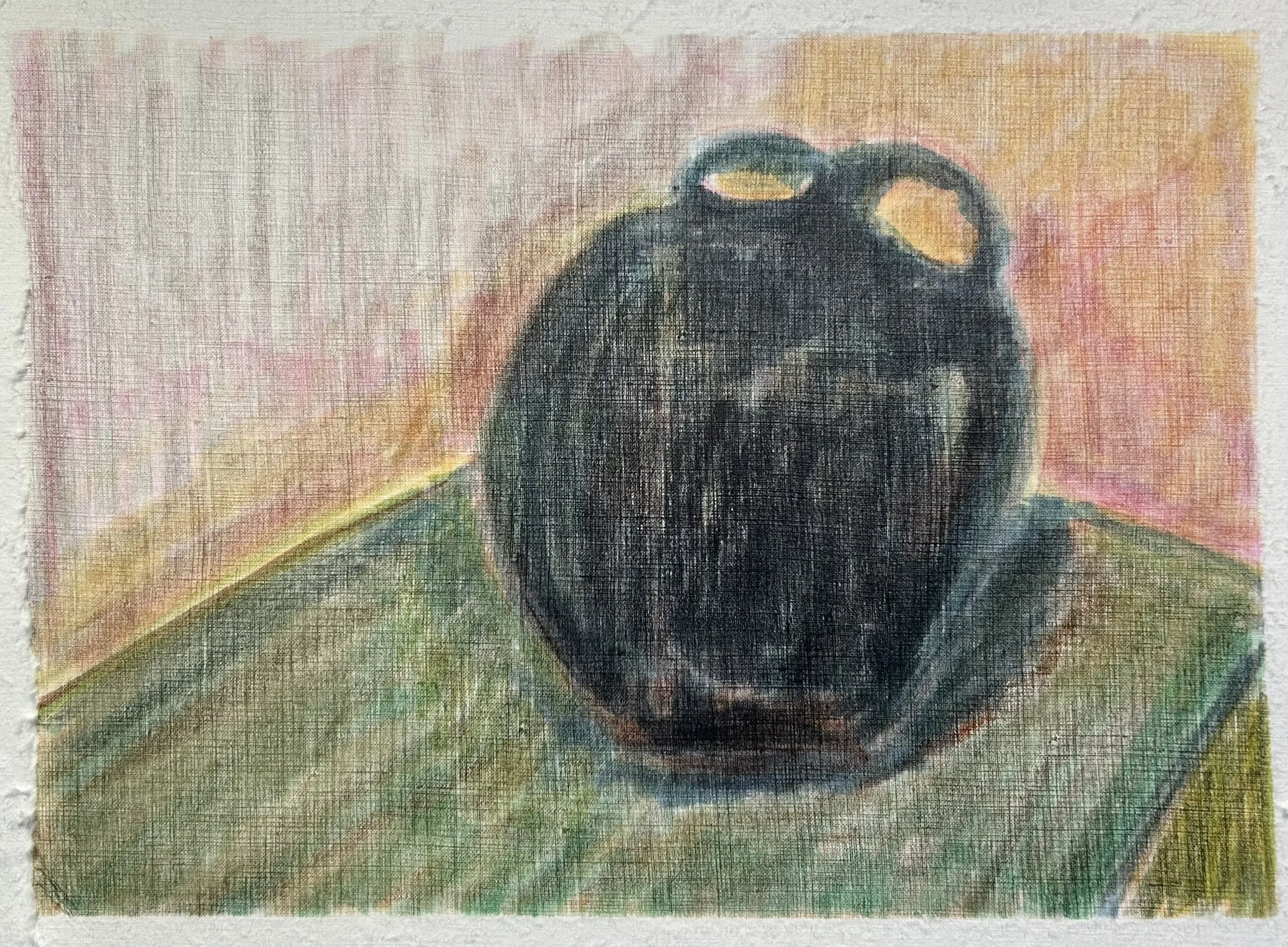 Black Jug, 2026 (8" x 11"; pen on painting paper; unframed)