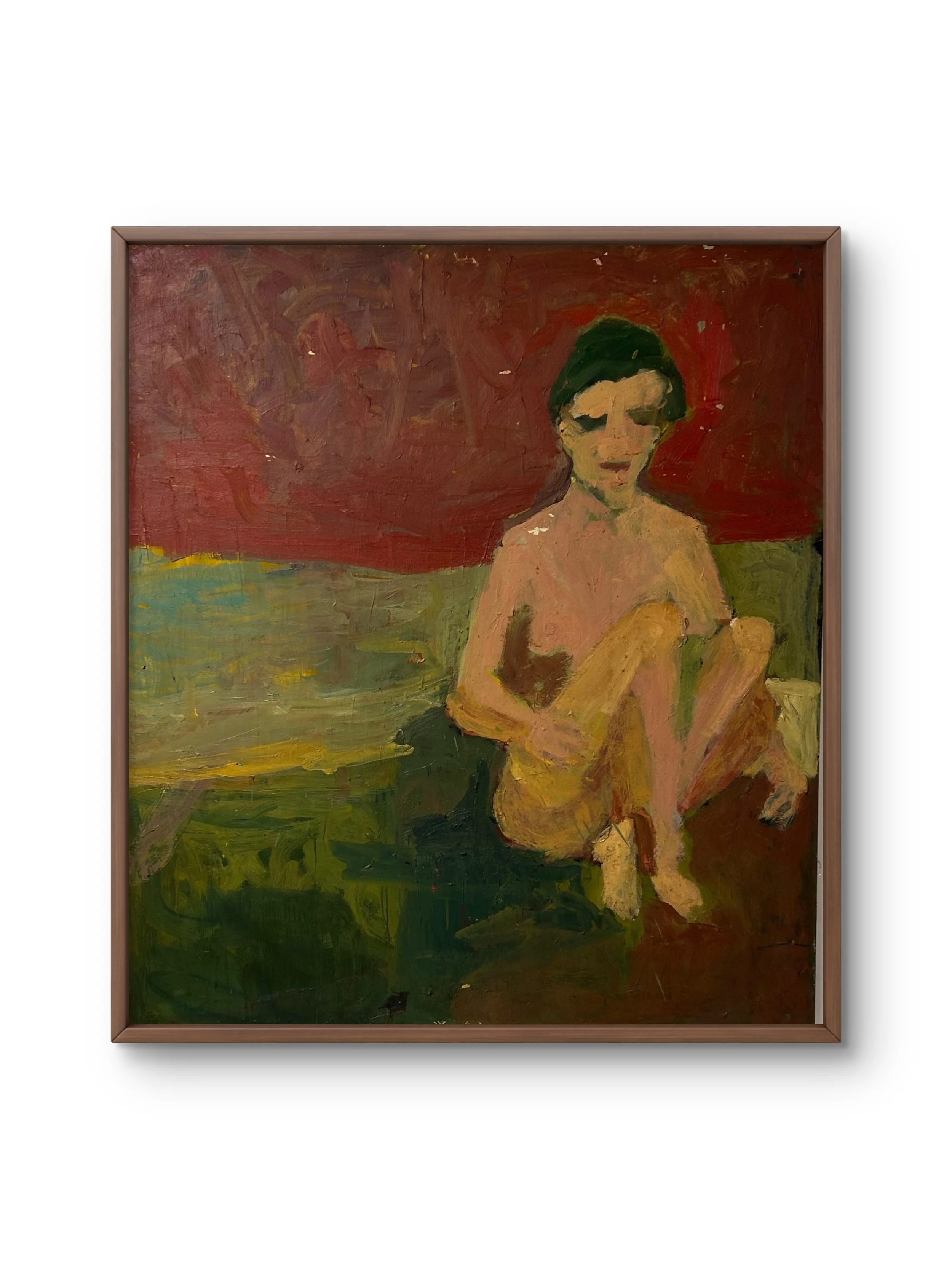 Beauty, 1991 (oil on canvas) (Mock Frame).jpg