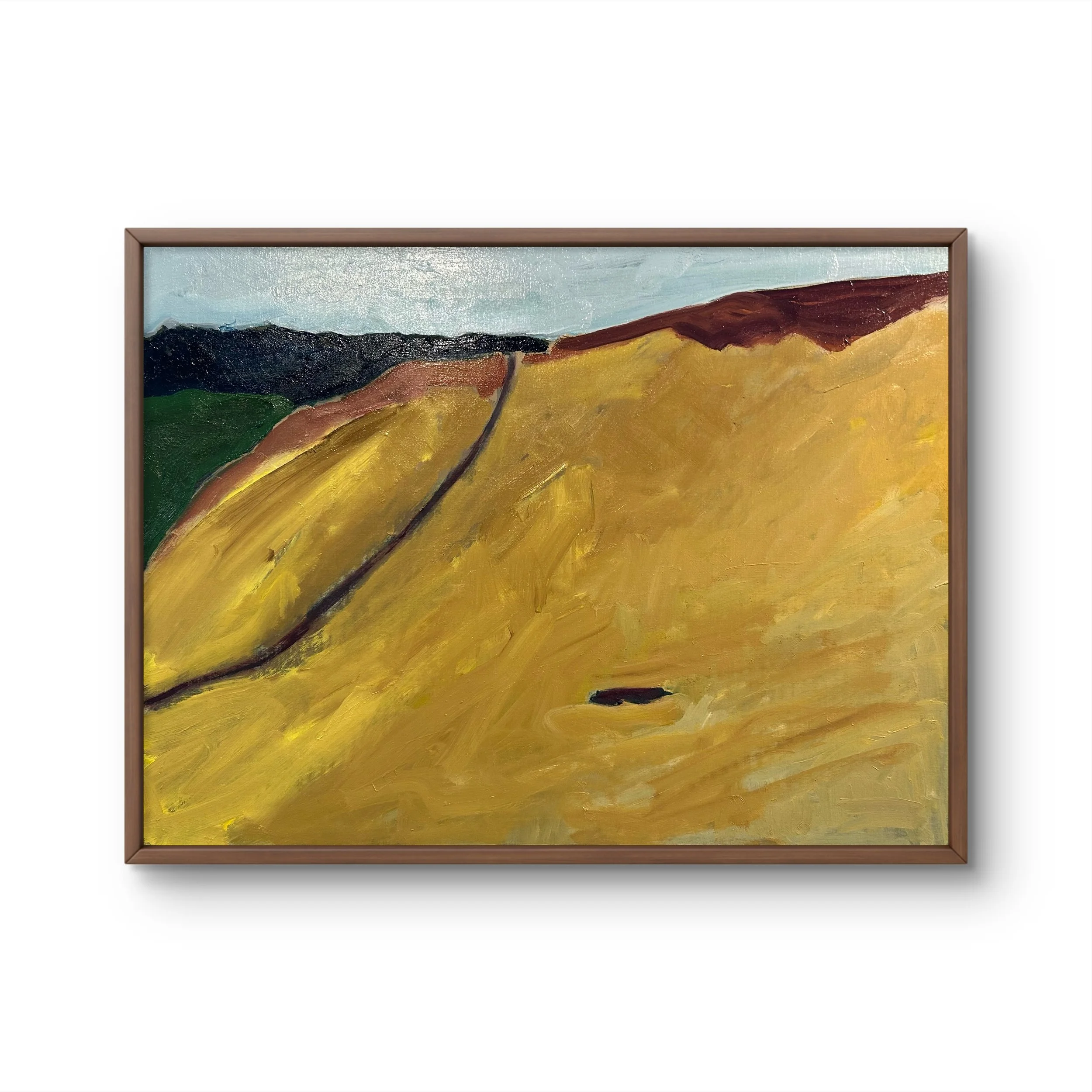 Dune du Pilat - La Teste-de-Buch, France 2, 2026 (18" x 24"; oil on painting paper; unframed)