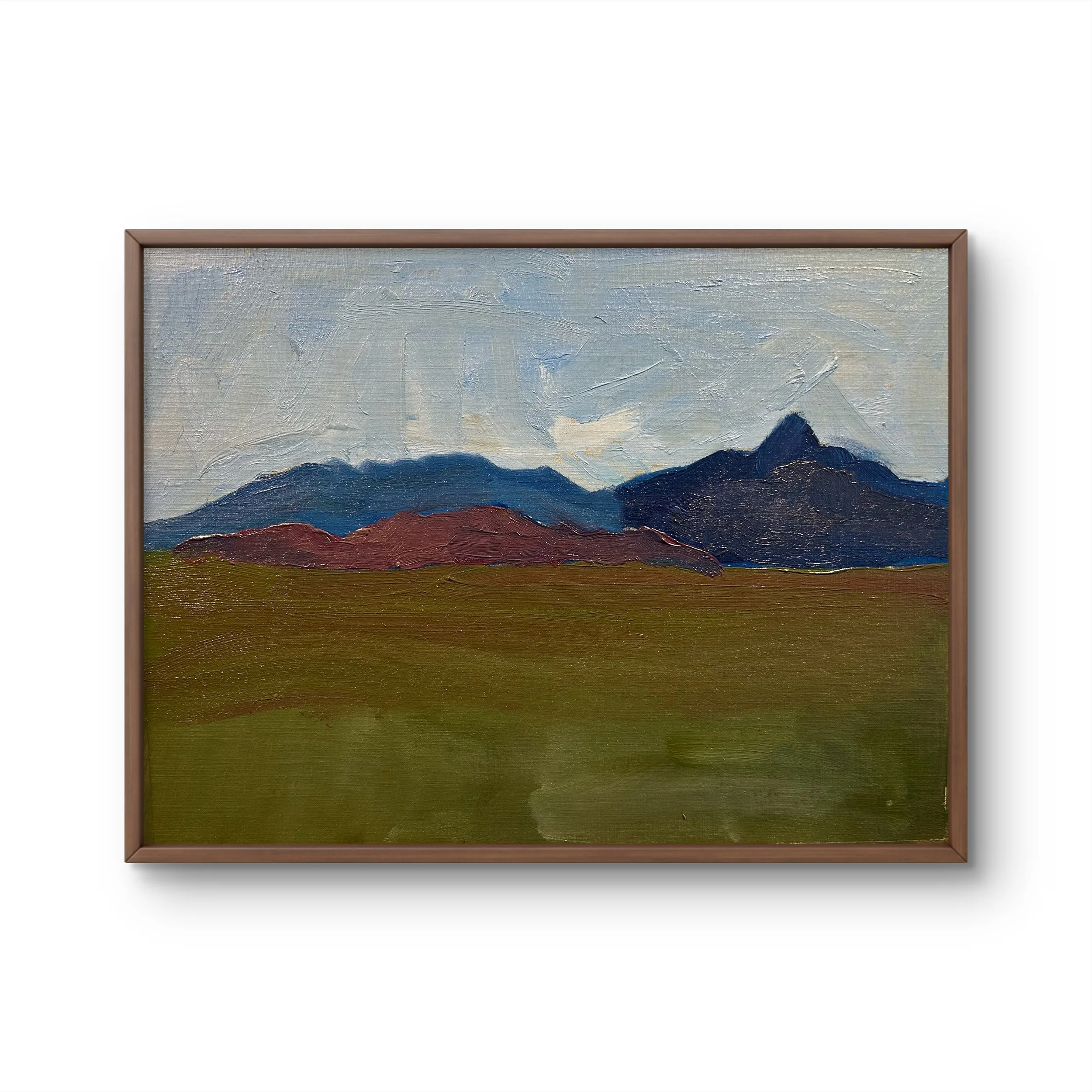 Eastern Channel - Sitka, Alaska, 2026 (9" x 12"; oil on painting paper; unframed)