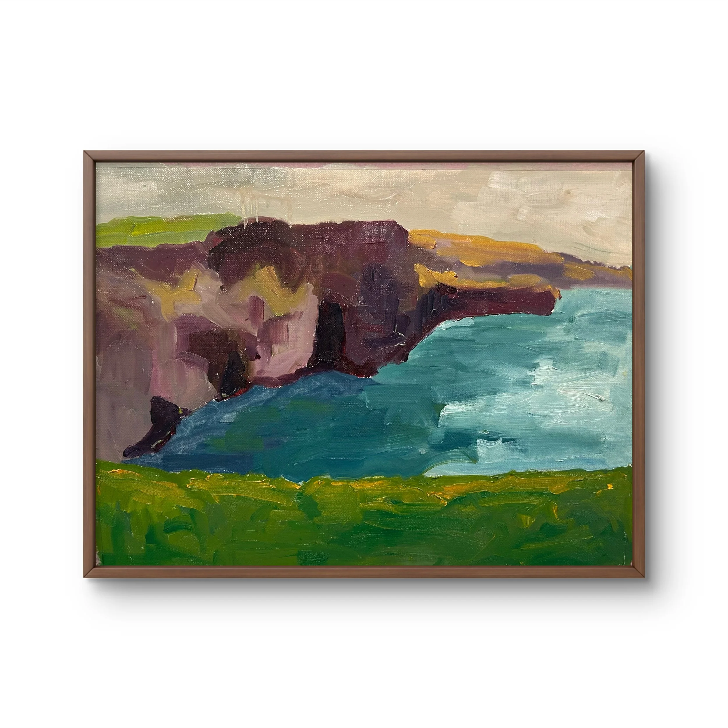 Cliffs of Moher - Ireland 6, 2026 (12" x 16"; oil on painting paper; unframed)