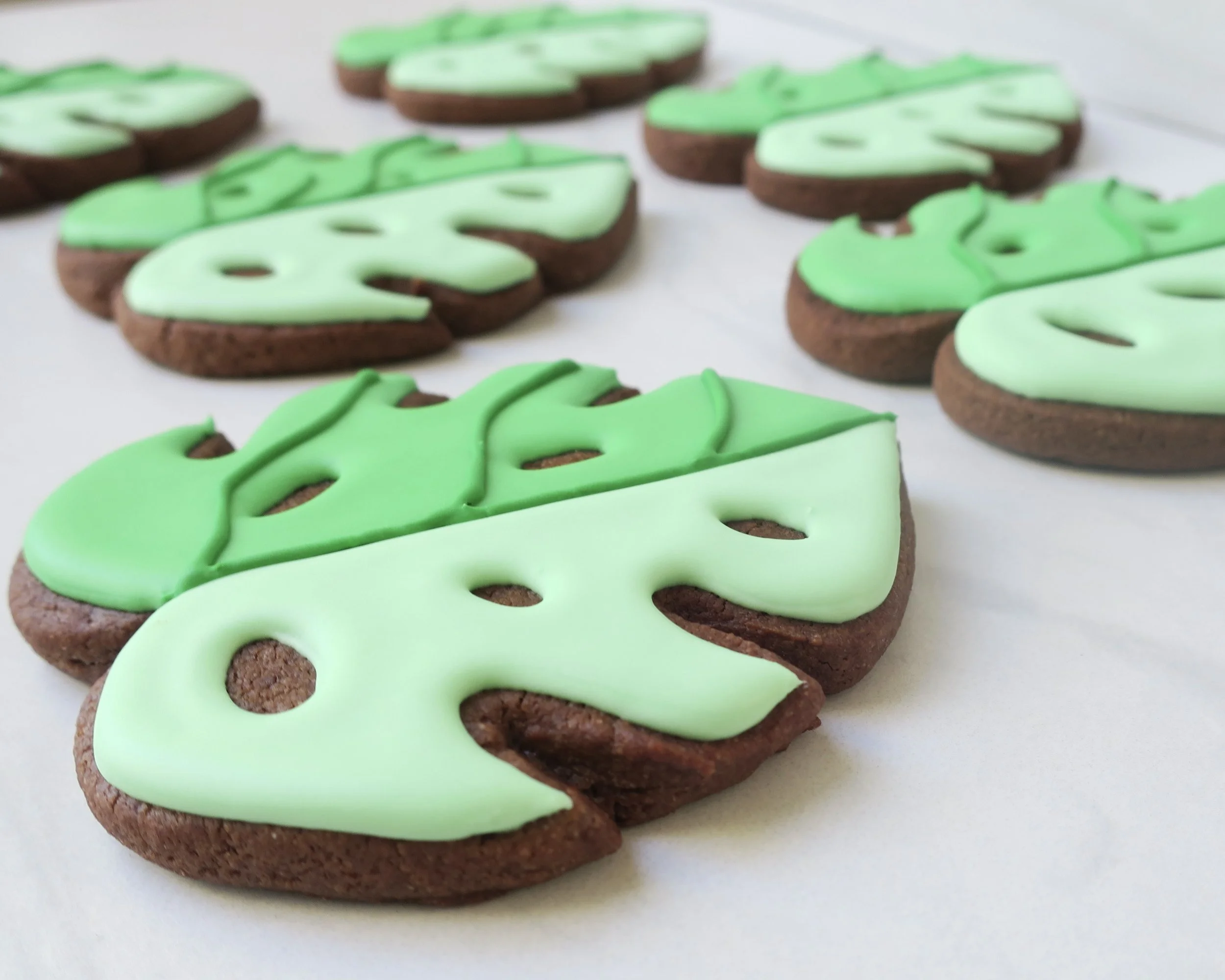 Monstera Sugar Cookie