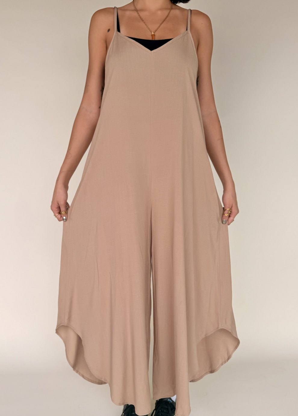 Woven Cami Jumpsuit