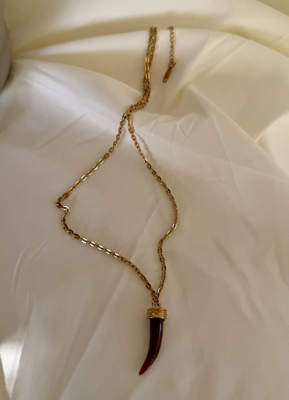 Nyssa Horn Pendant Necklace