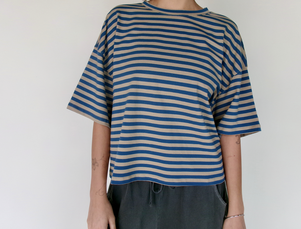 Oversized Stripped Boyfriend Tee