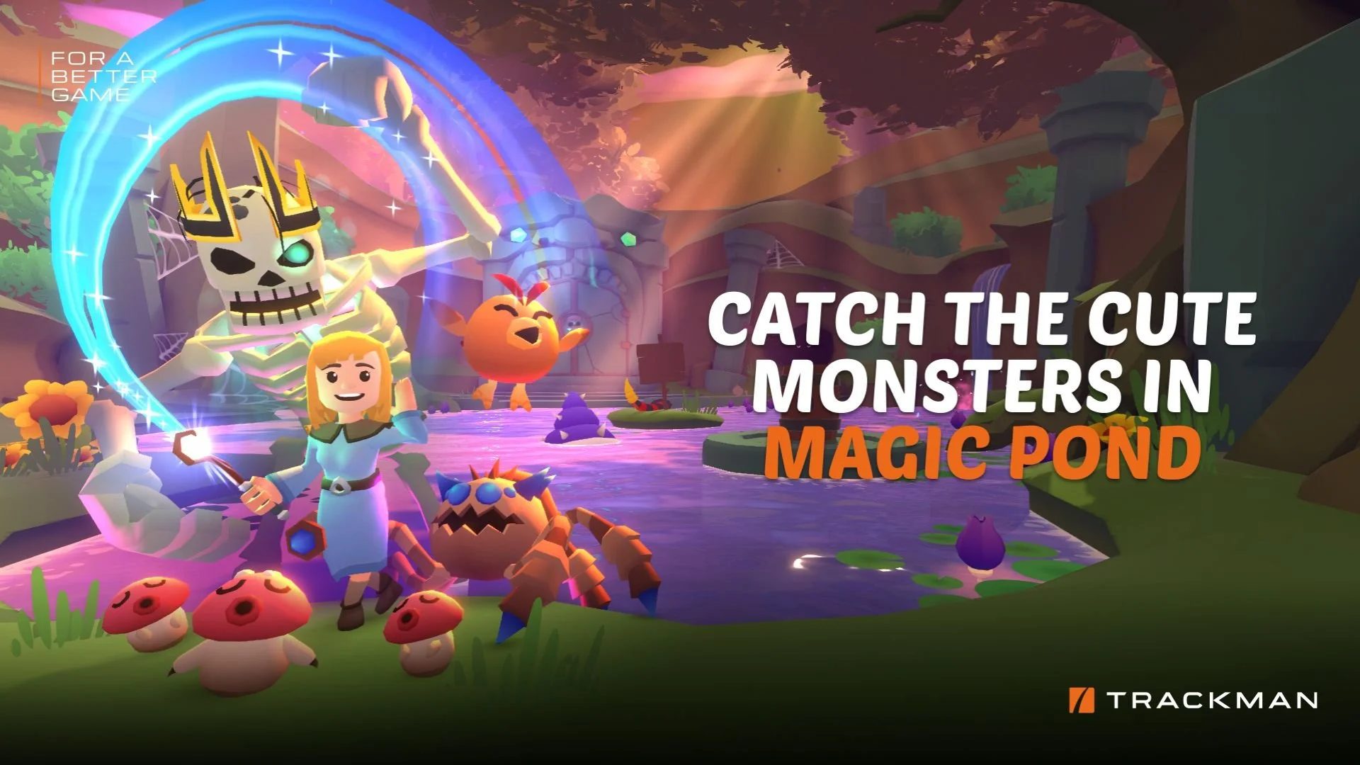 catch the cute monsters game