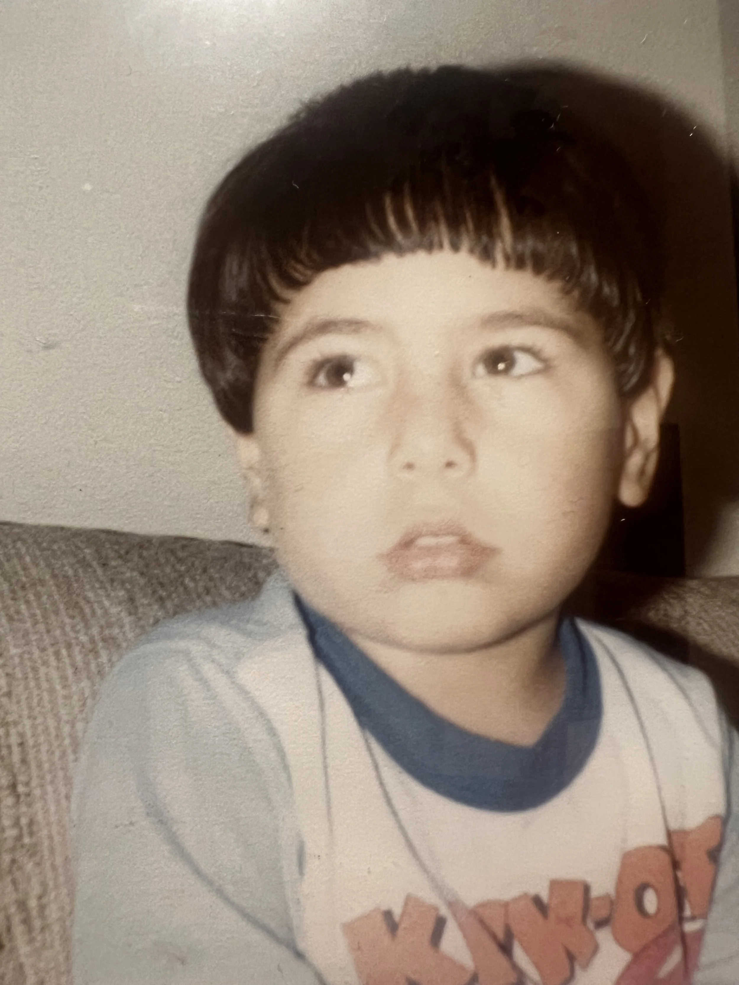 Childhood portrait of Ramtin Arablouei