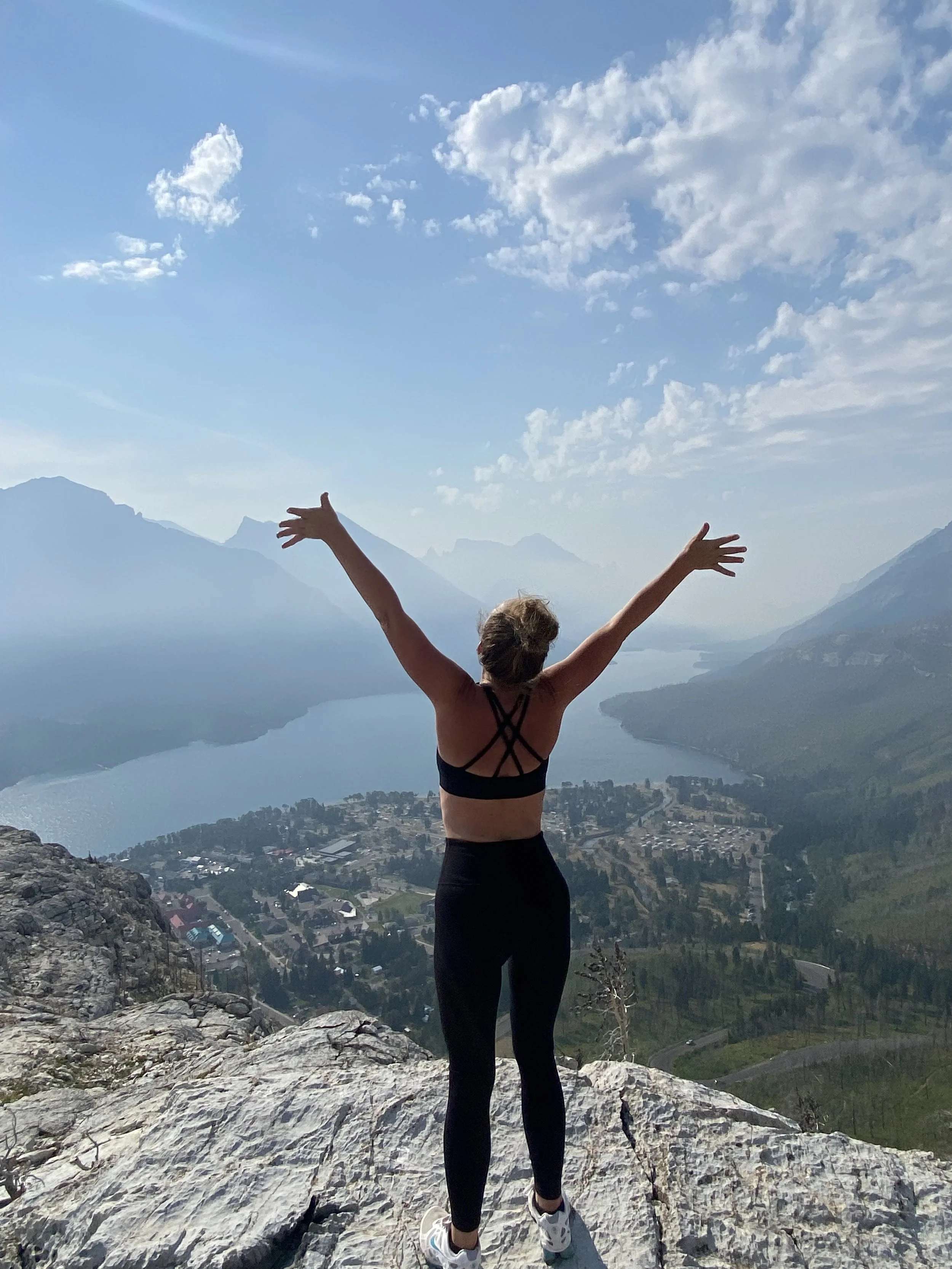 View from mountain top